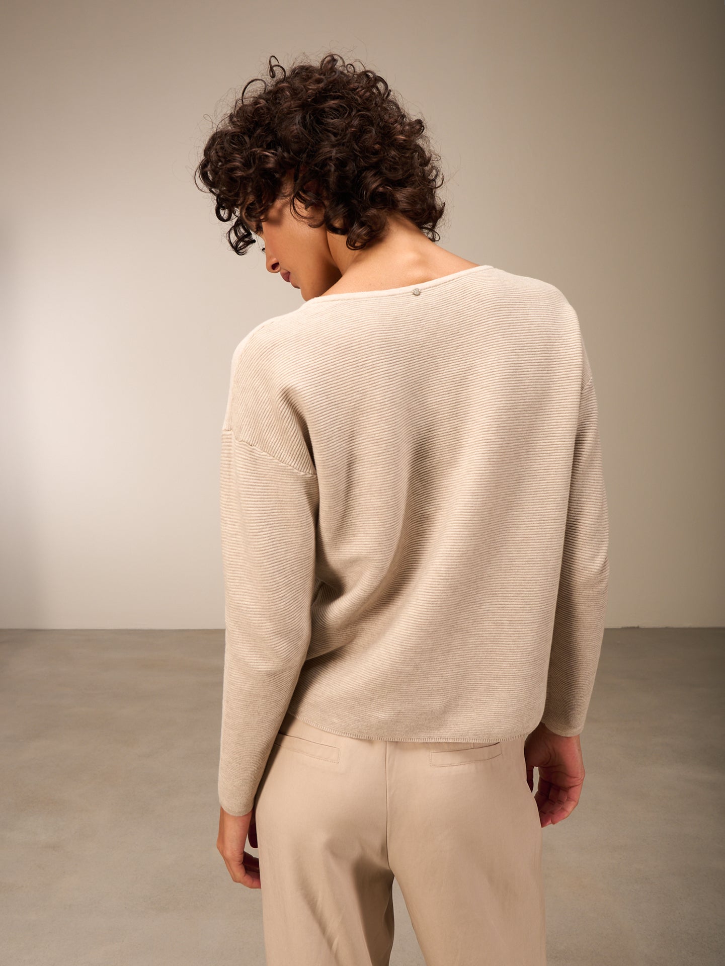 Pullover mit Rundauschnitt