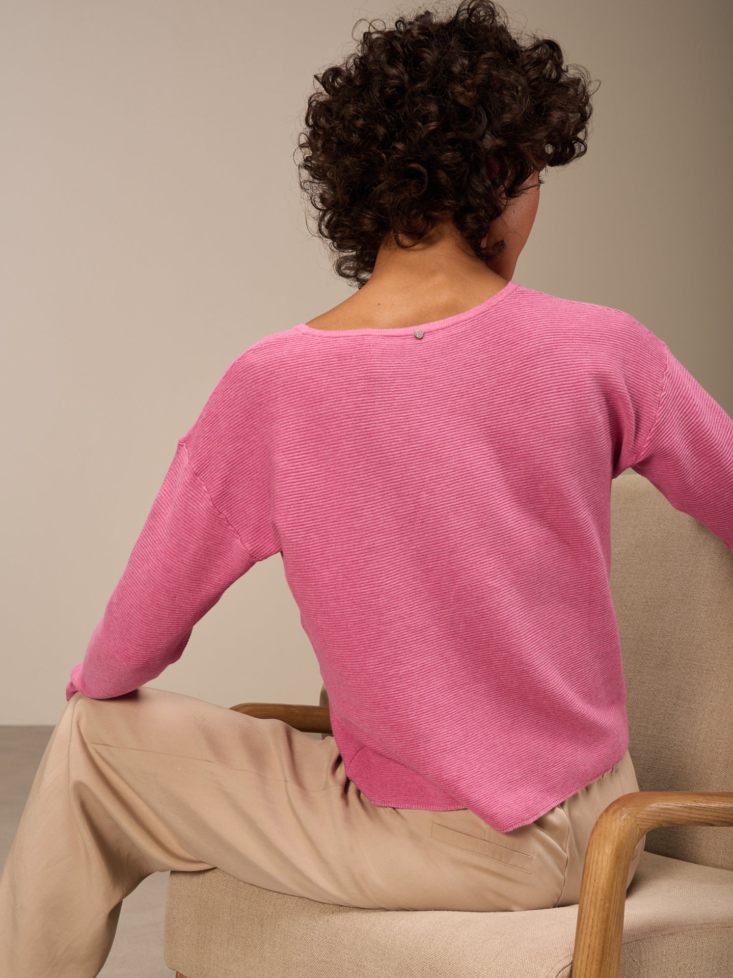 Pullover mit Rundauschnitt