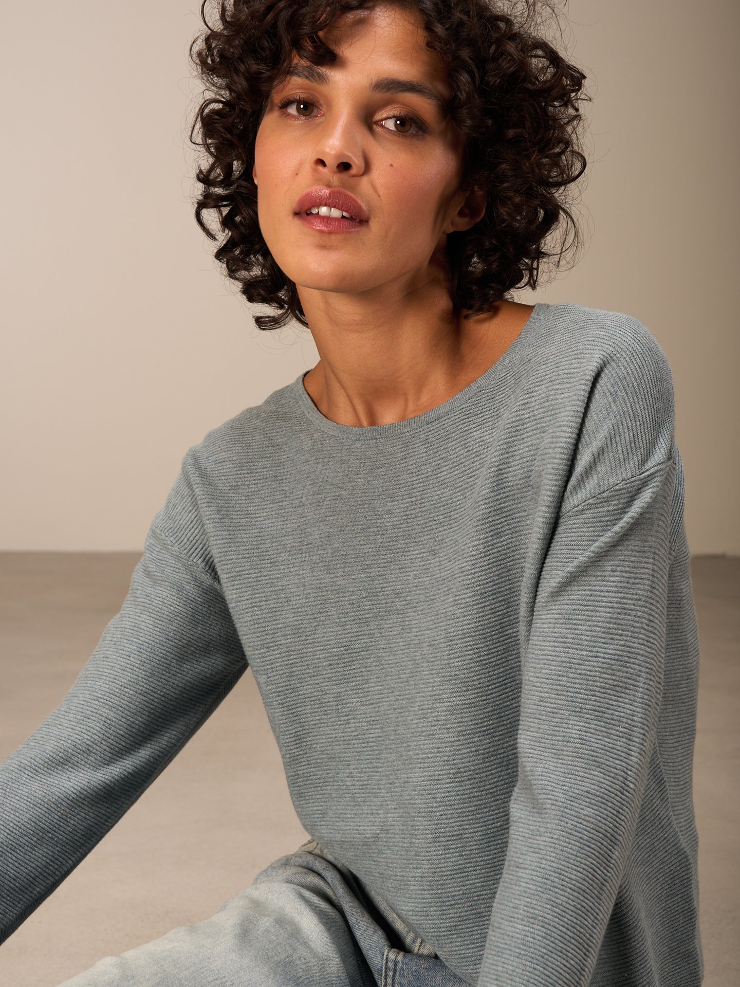 Pullover mit Rundauschnitt