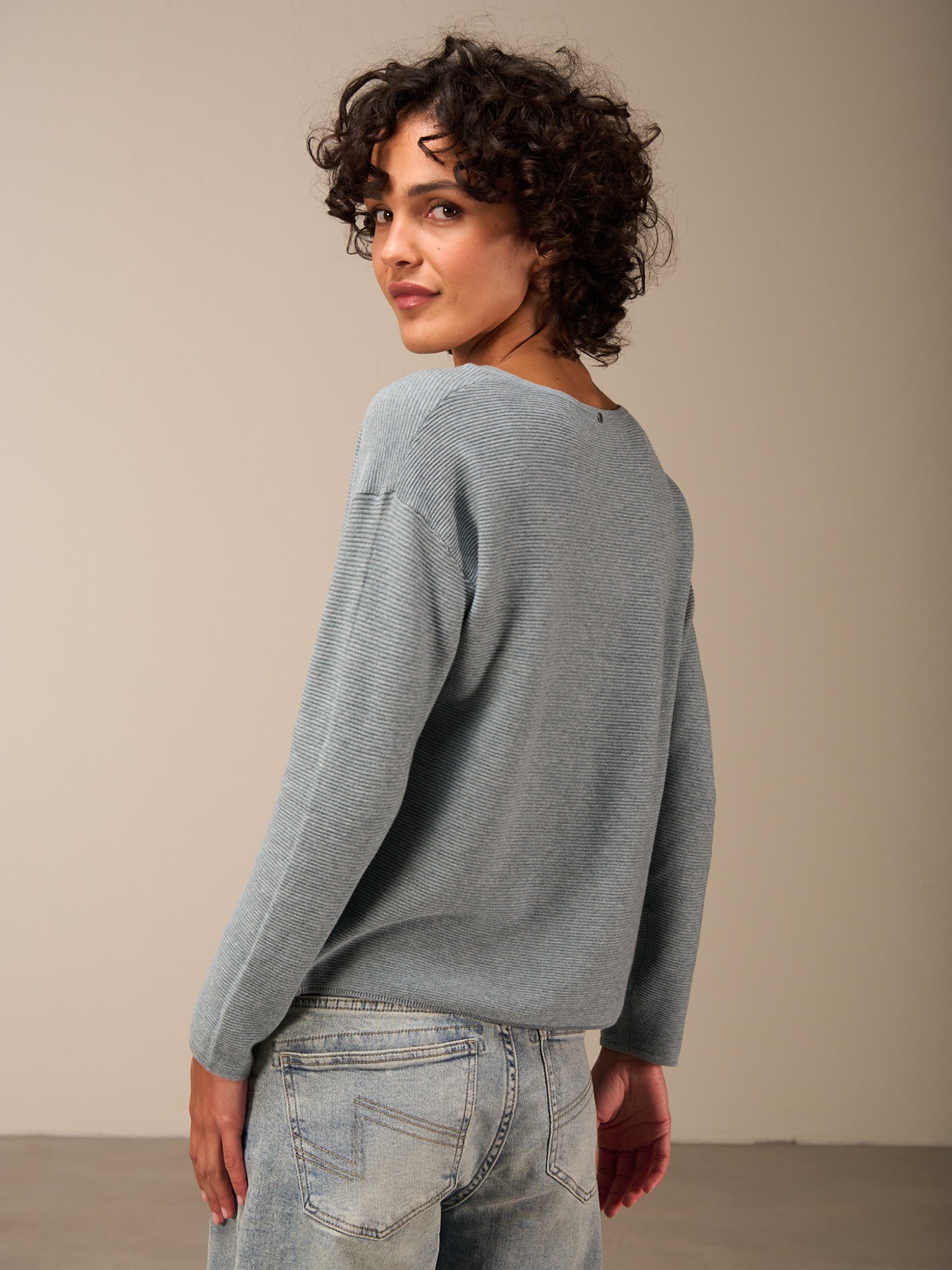 Pullover mit Rundauschnitt