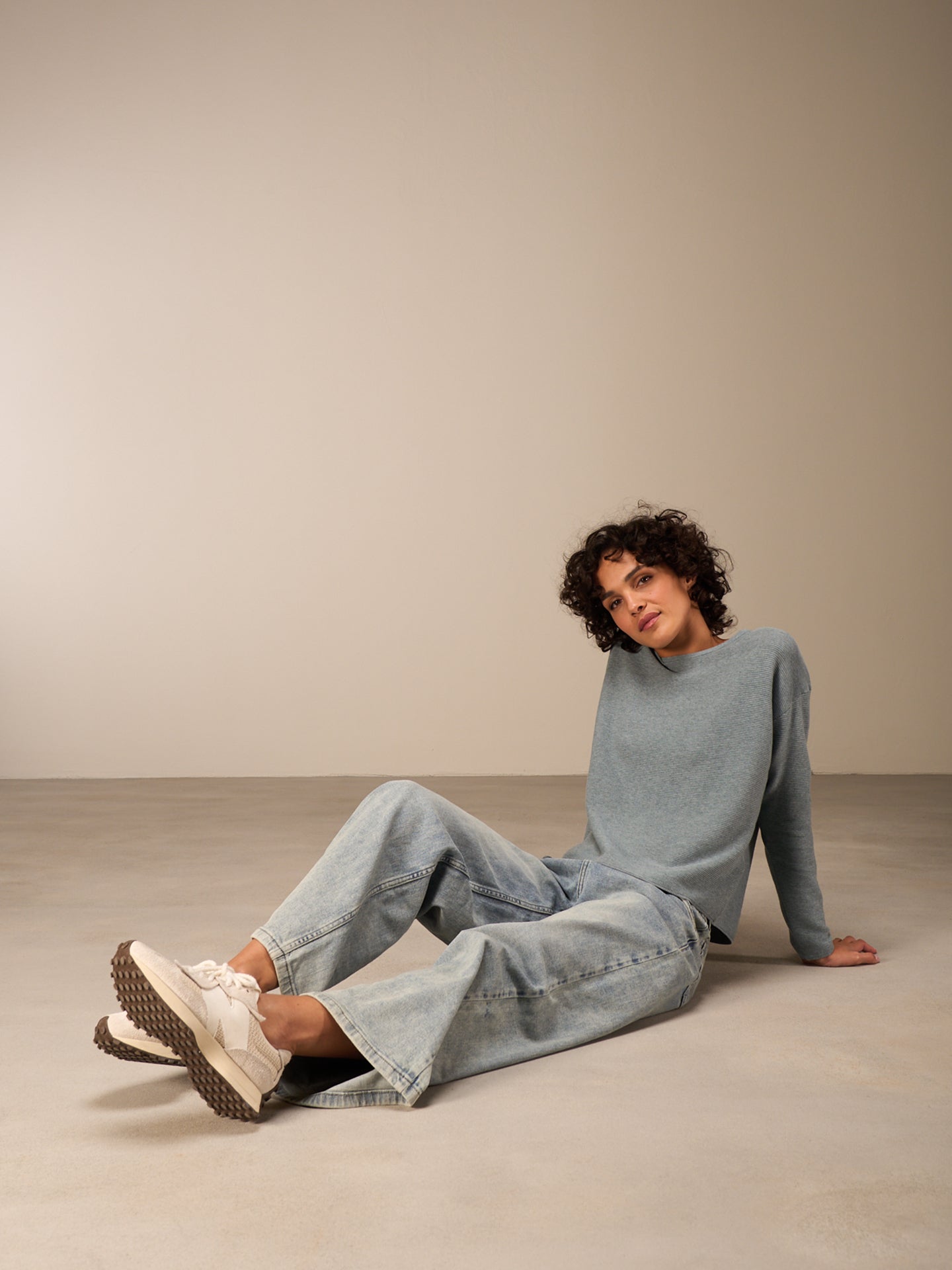 Pullover mit Rundauschnitt