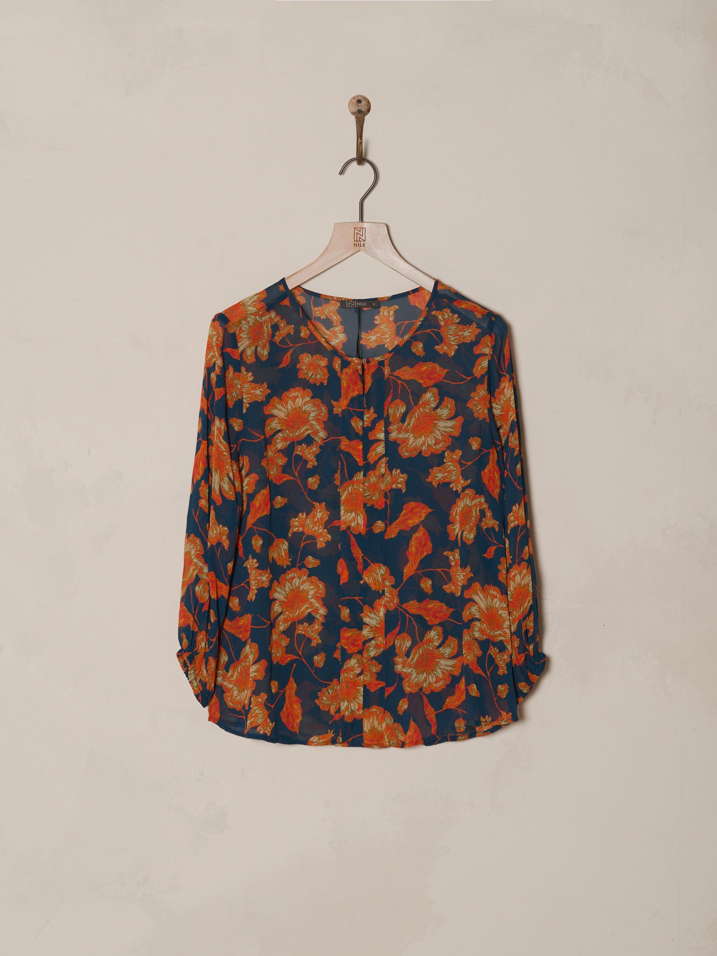 blouse à col rond