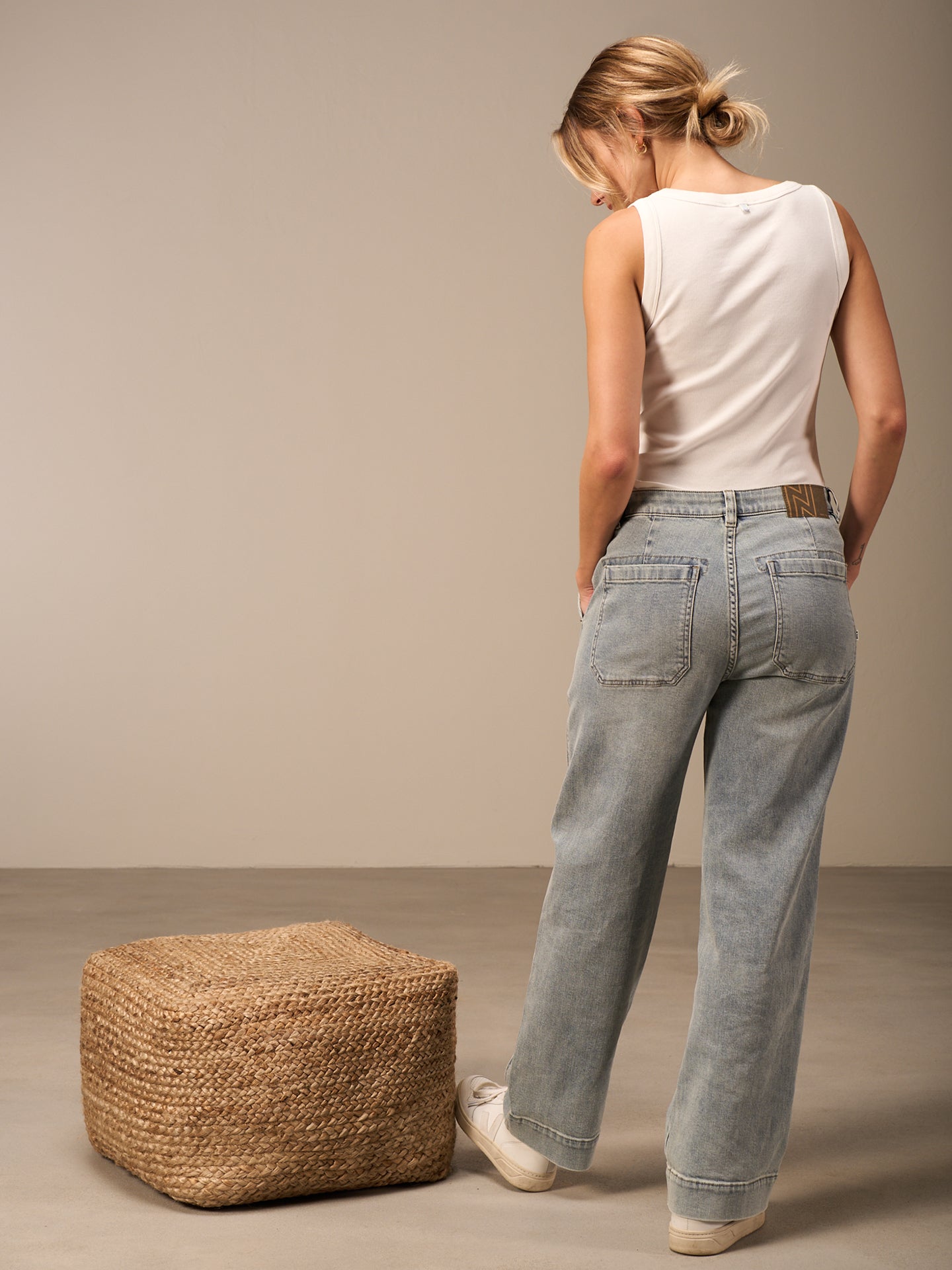 Hose mit weitem Bein
