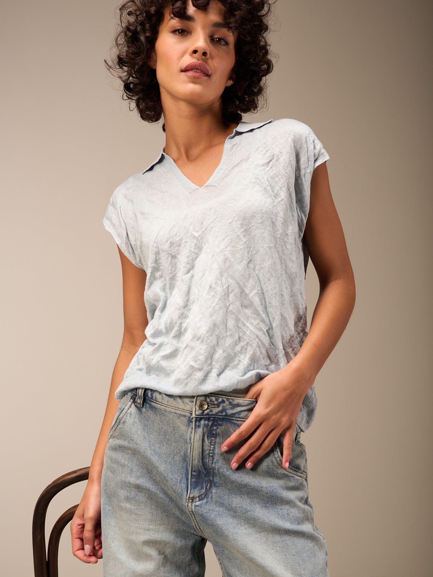 Shirt mit Kragen