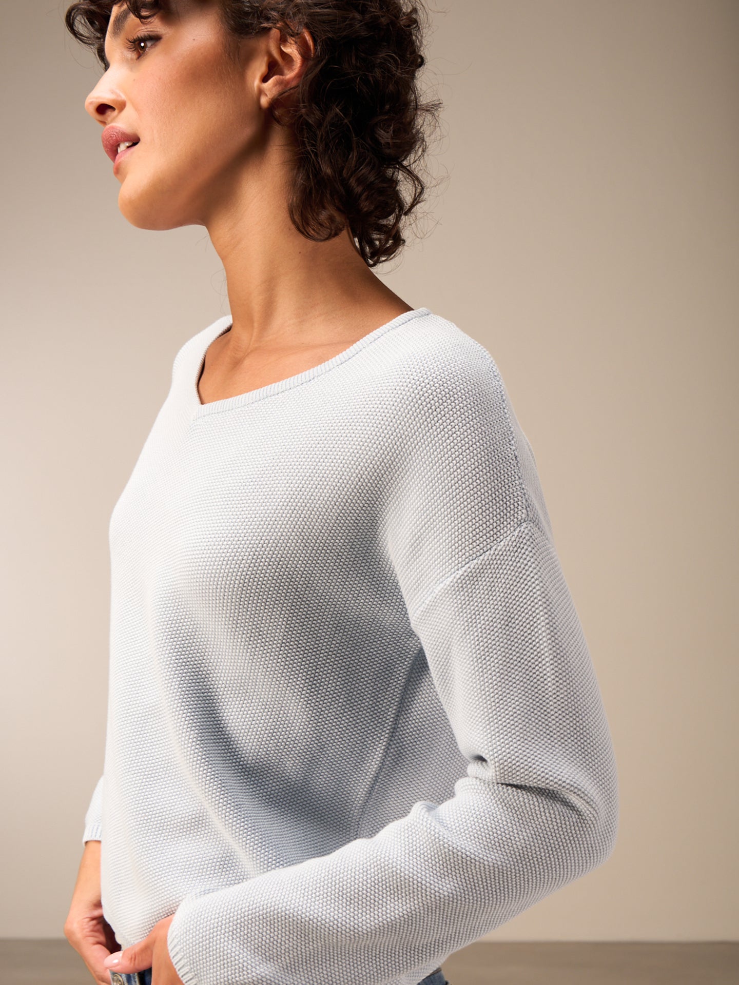 Pullover mit V-Ausschnitt