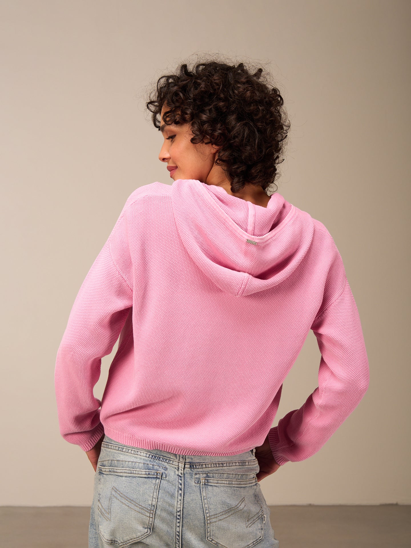 Hooded cardigan