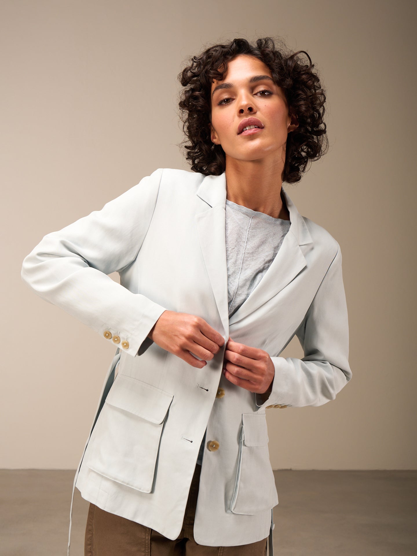 Blazer with belt