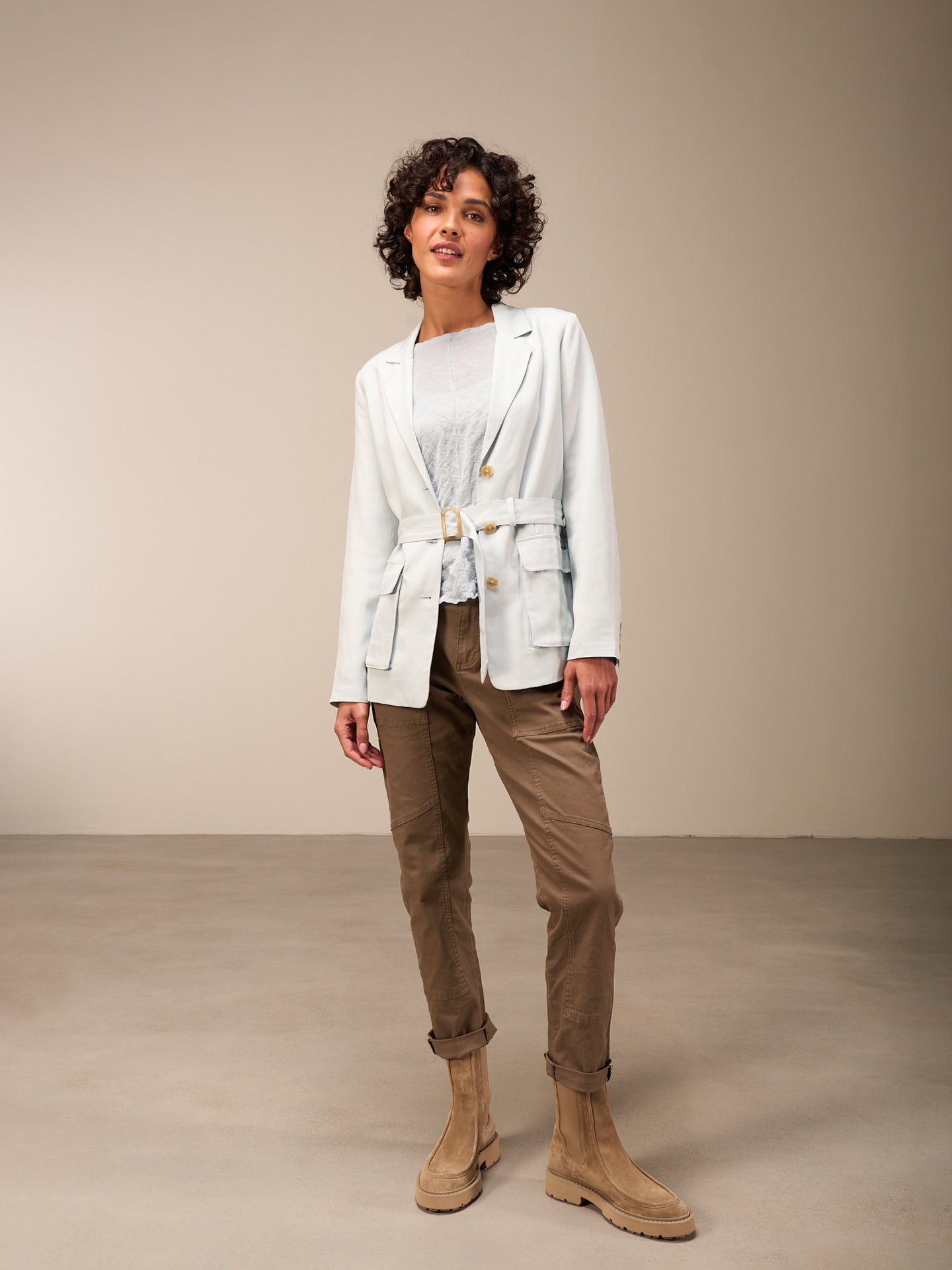 Blazer with belt