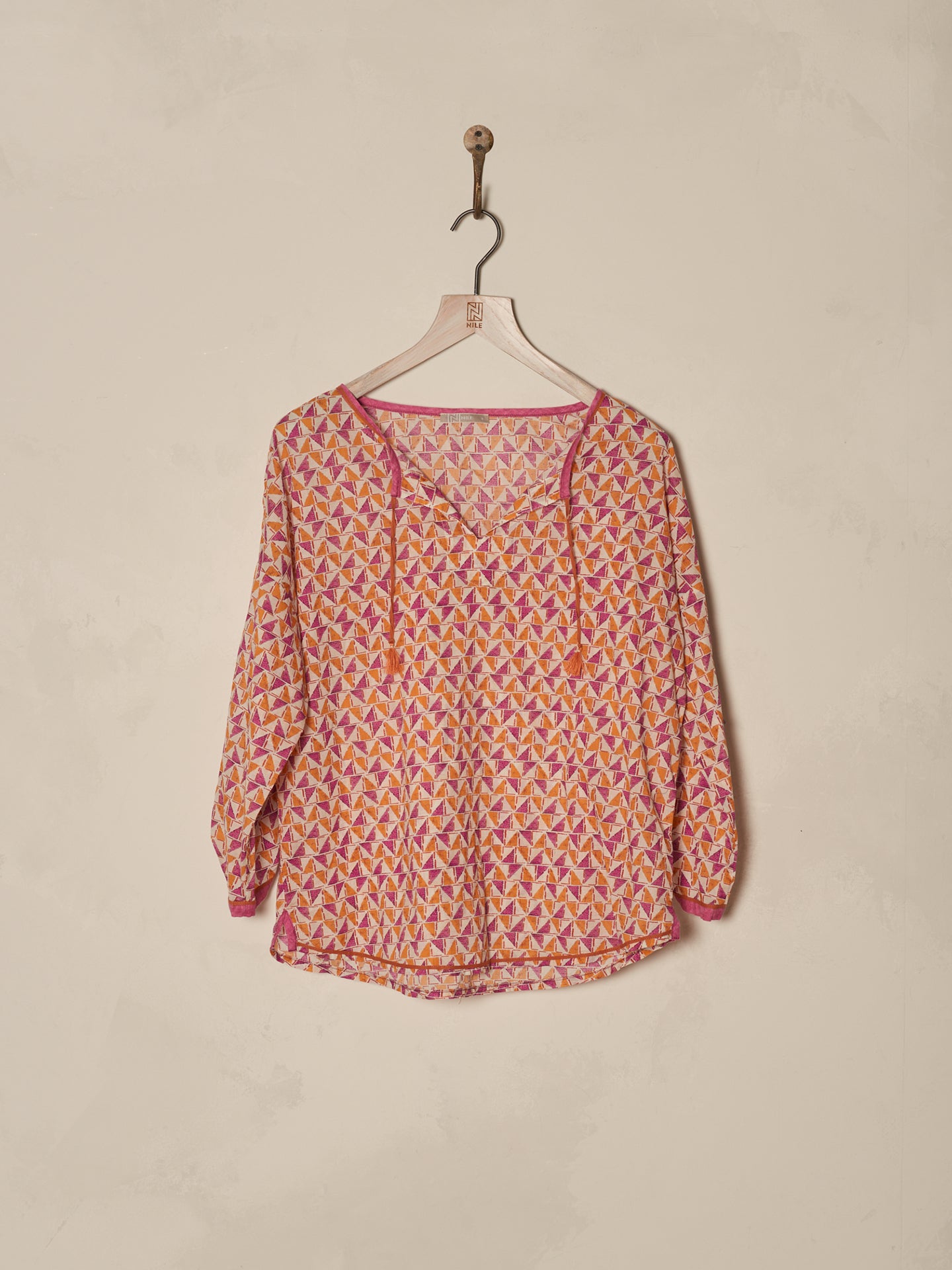 blouse à manches 3/4