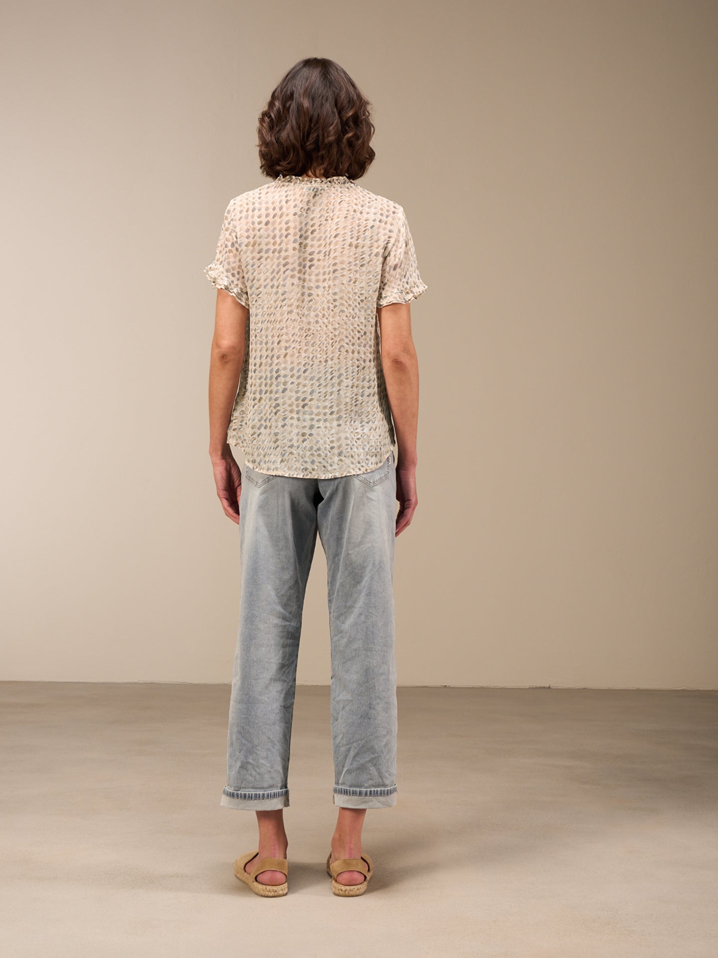 Bluse mit Rüschendetail