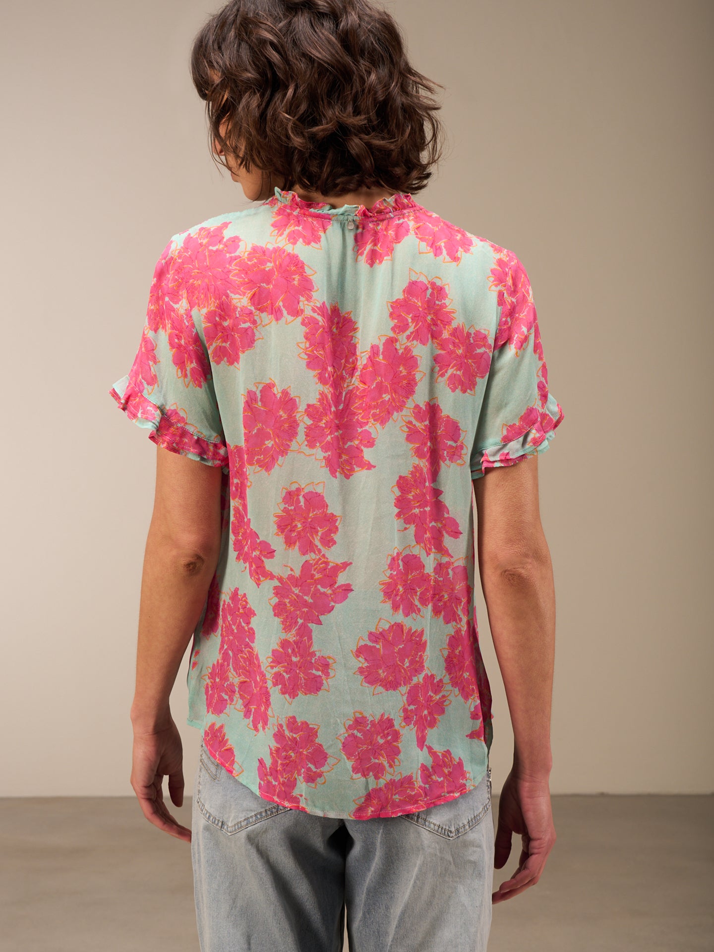 Bluse mit Rüschendetail