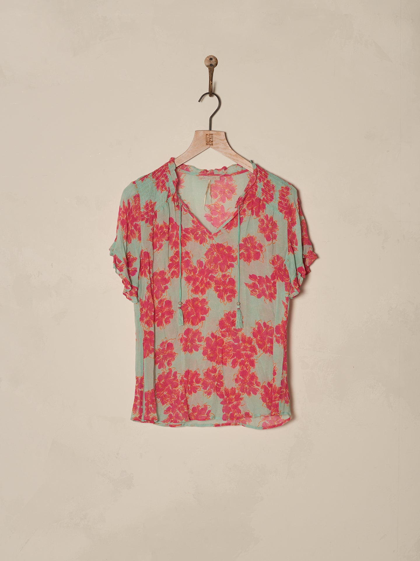 Bluse mit Rüschendetail