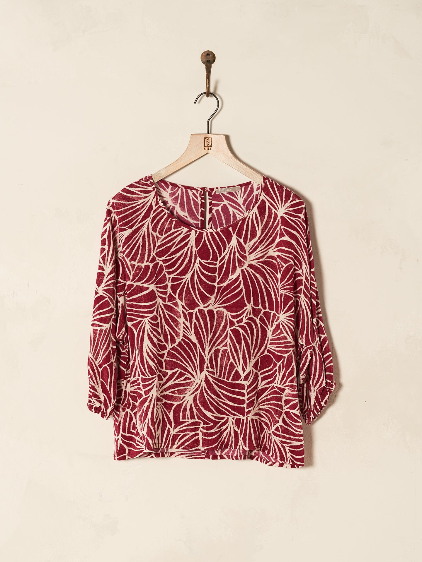 Bluse mit Druck