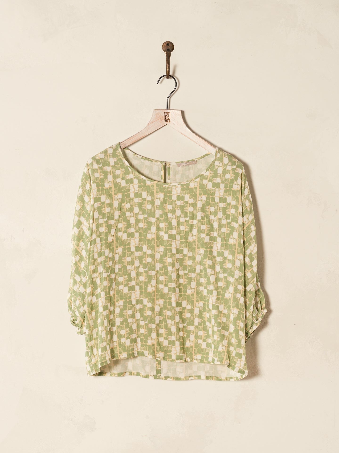 Bluse mit Druck