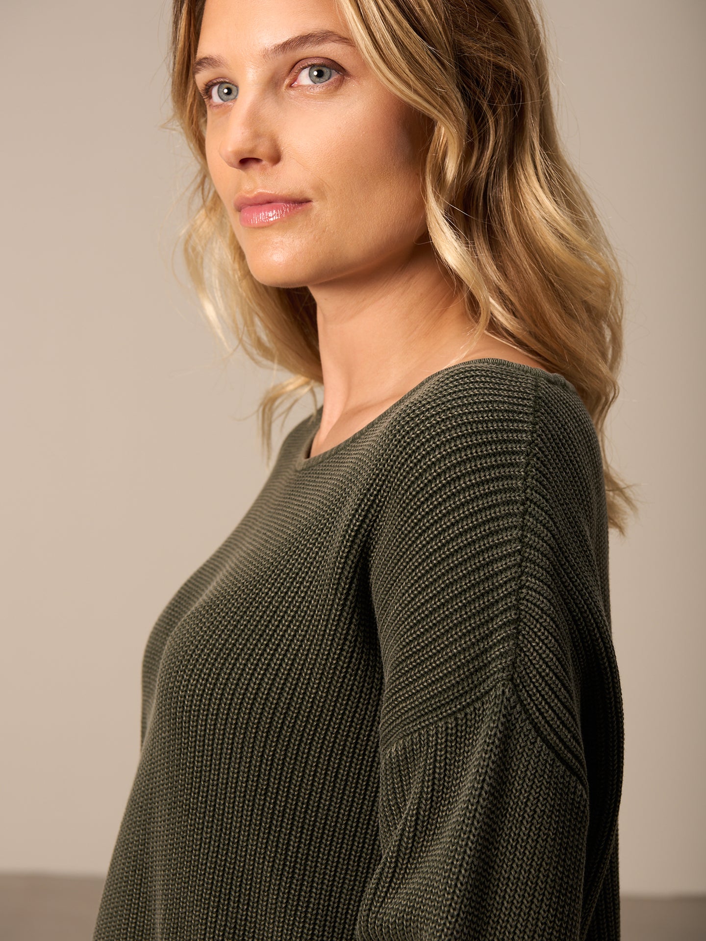 Pullover mit Rundauschnitt