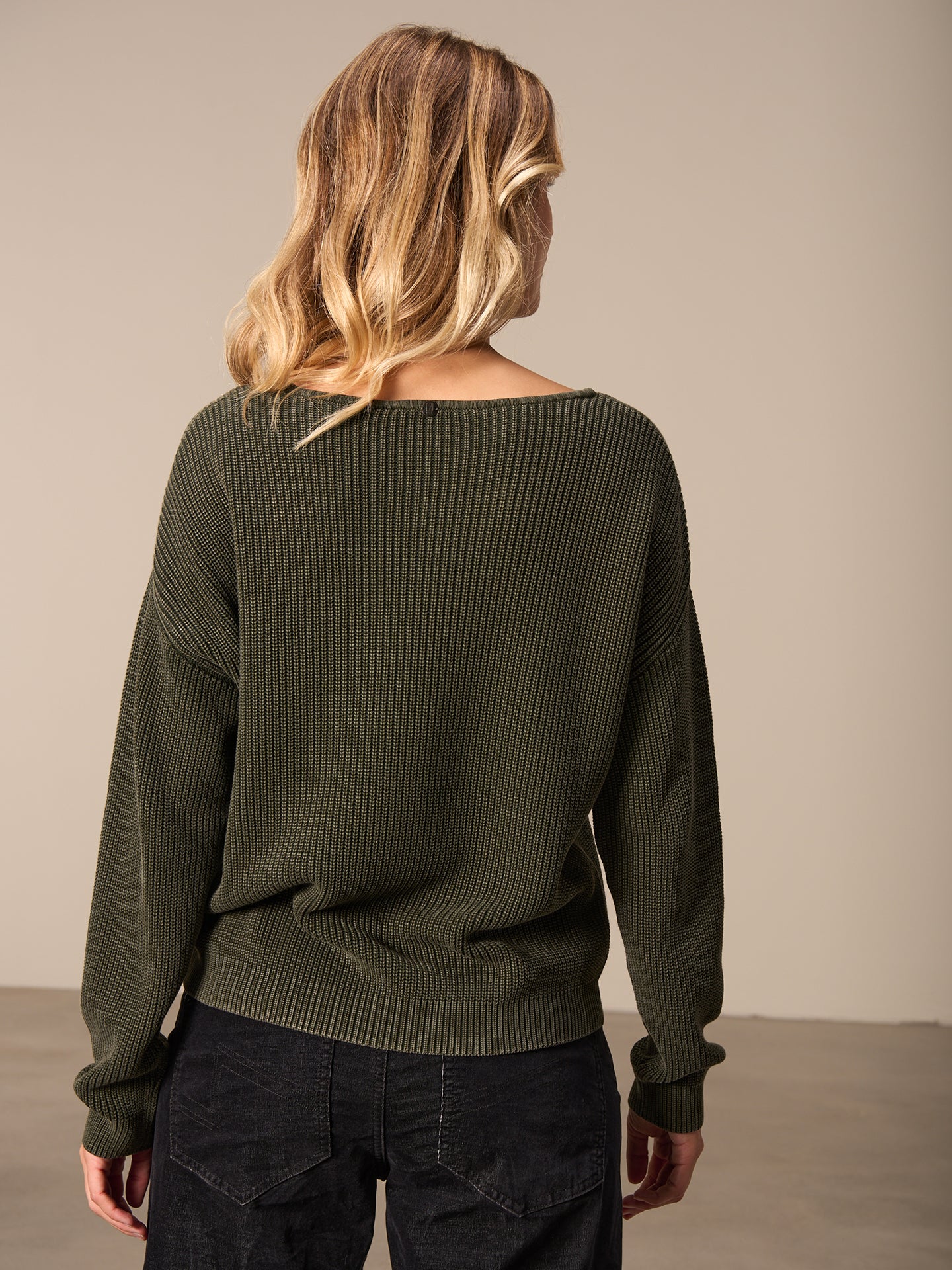 Pullover mit Rundauschnitt
