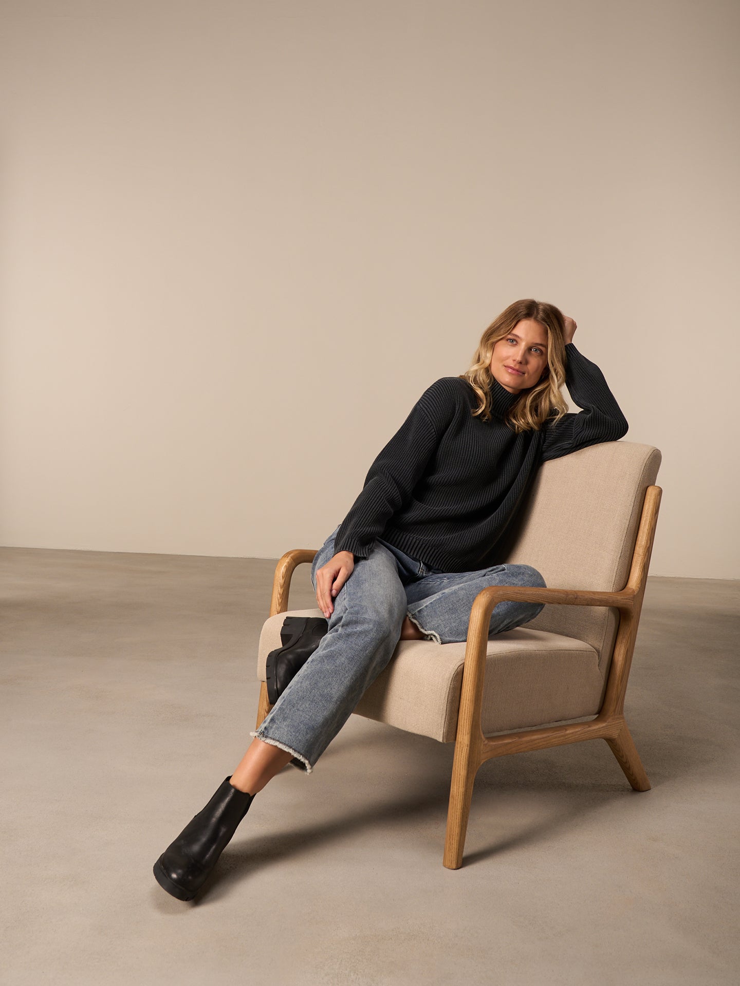 Pullover mit Rollkragen