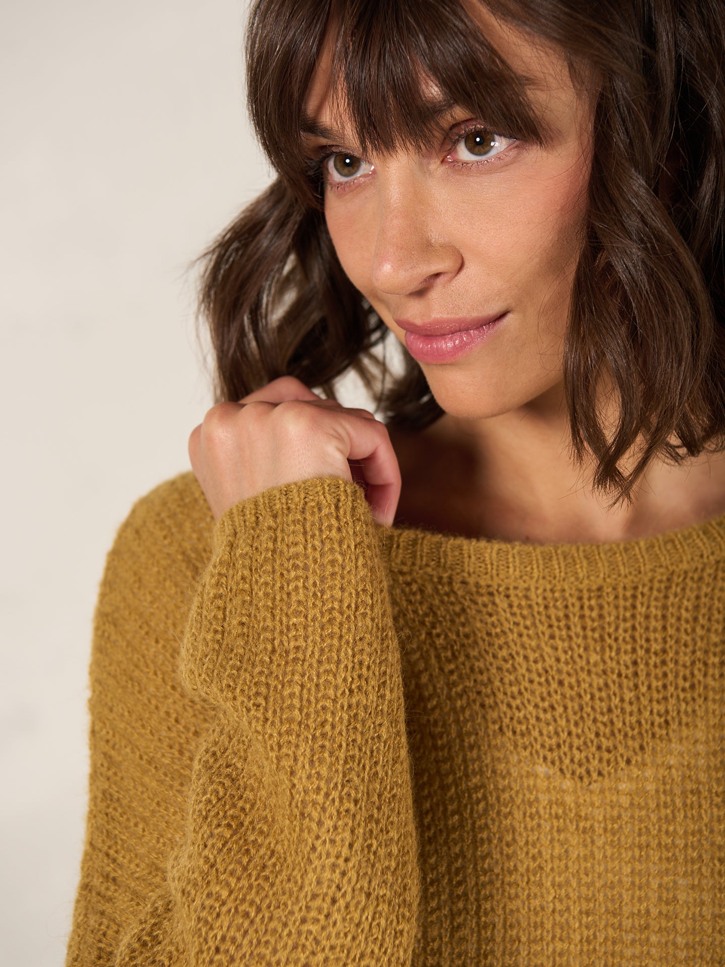 Pullover mit Rundauschnitt