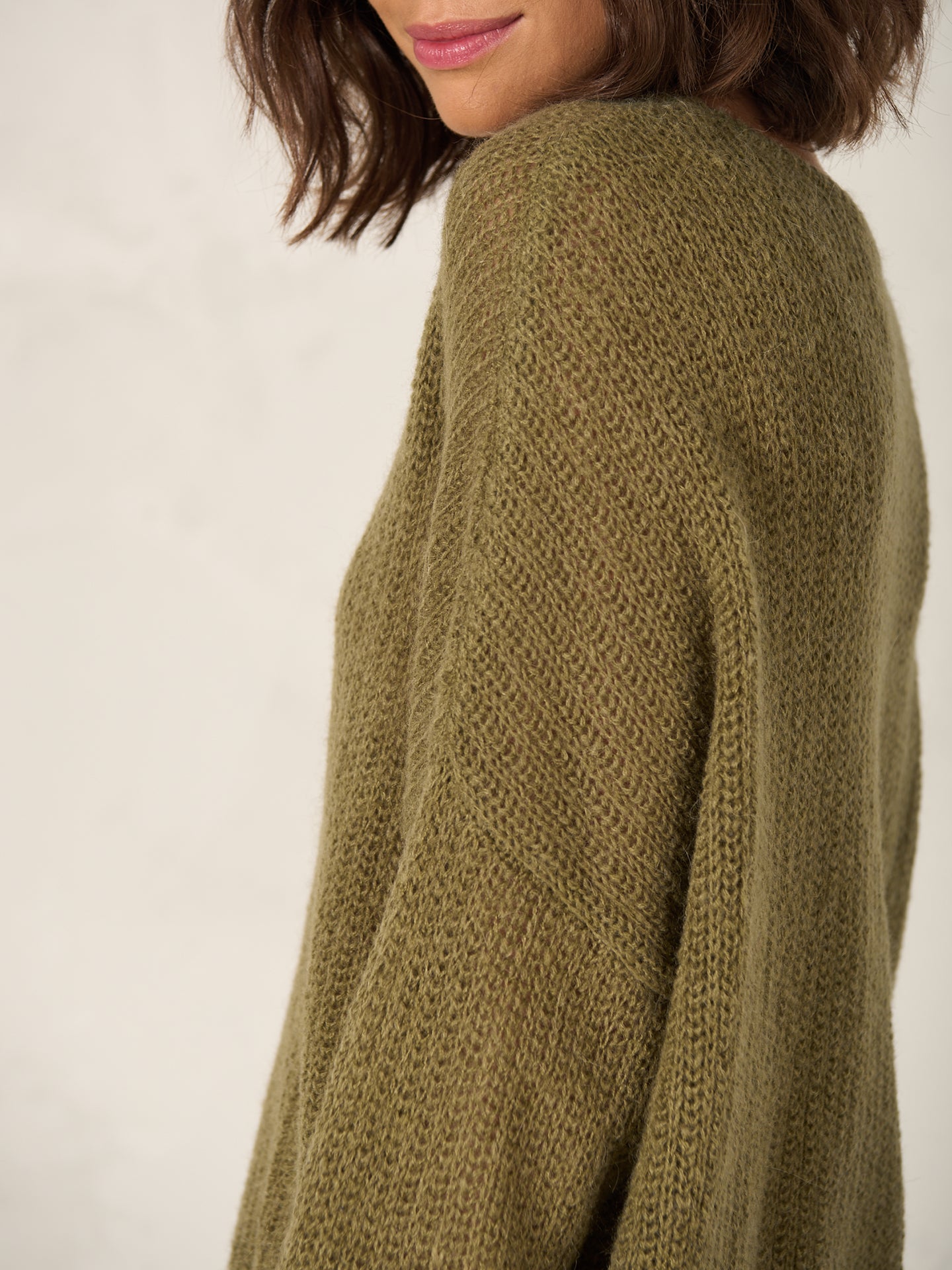 Pullover mit Rundauschnitt
