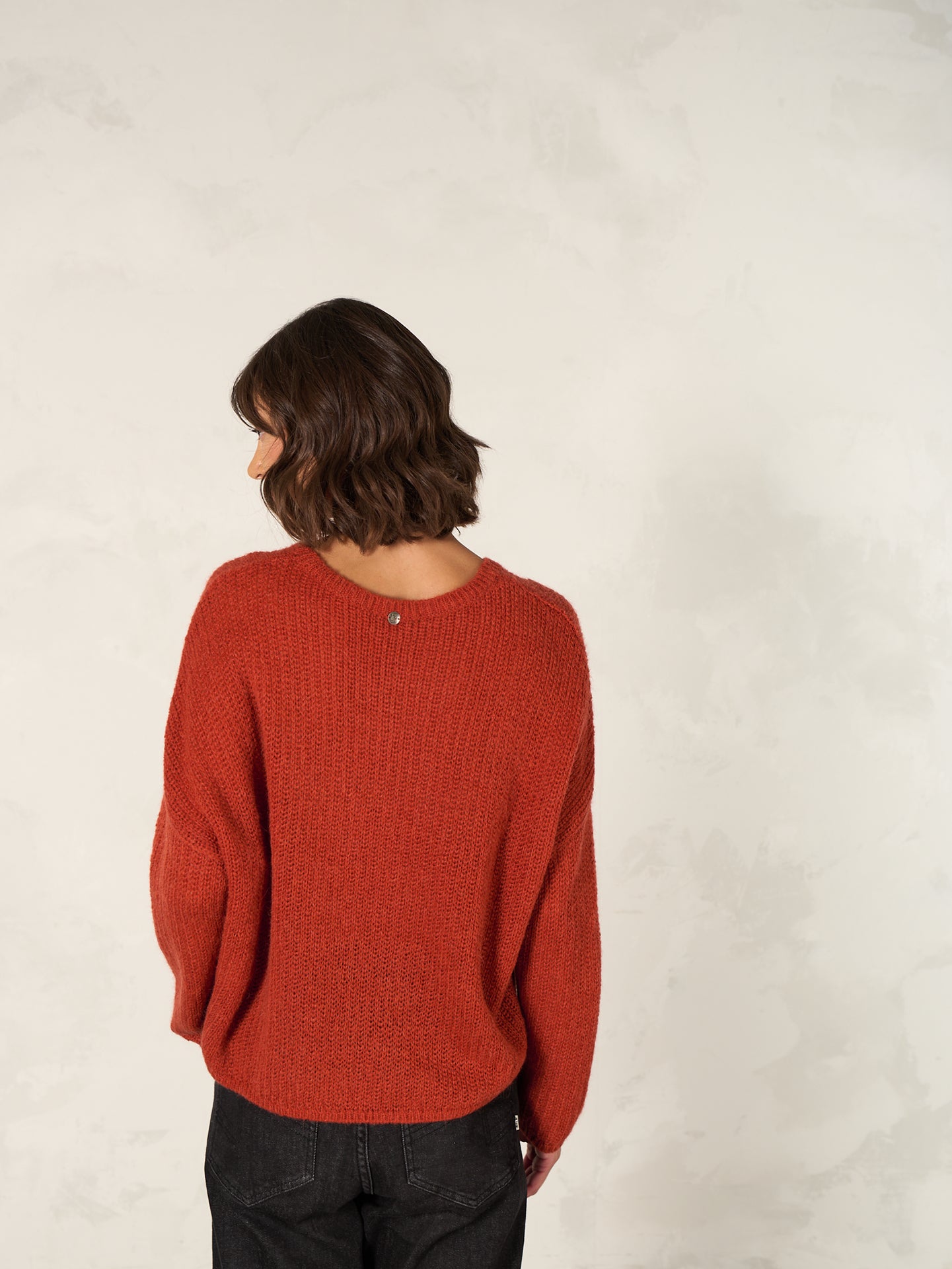 Pullover mit Rundauschnitt