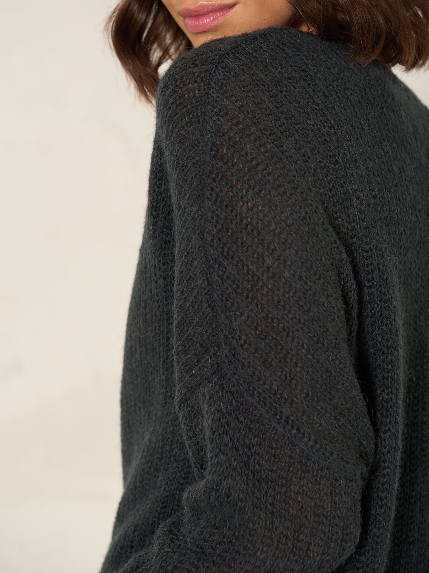 Pullover mit Rundauschnitt