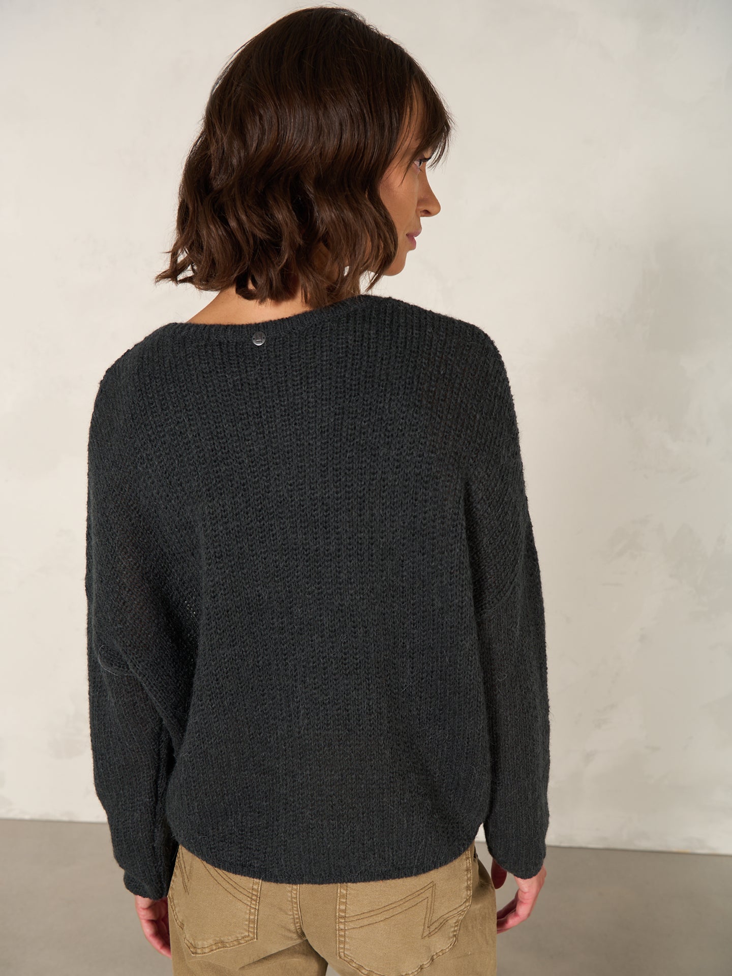 Pullover mit Rundauschnitt