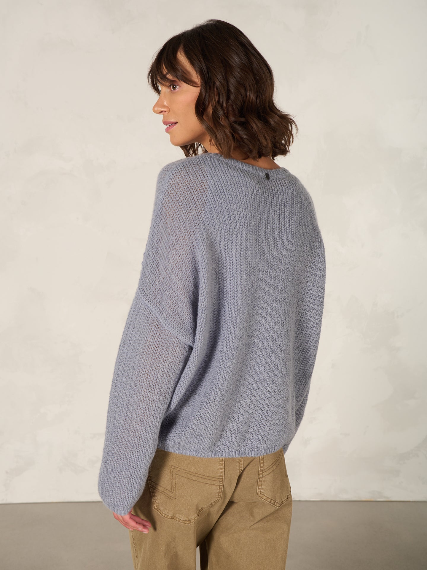 Pullover mit Rundauschnitt