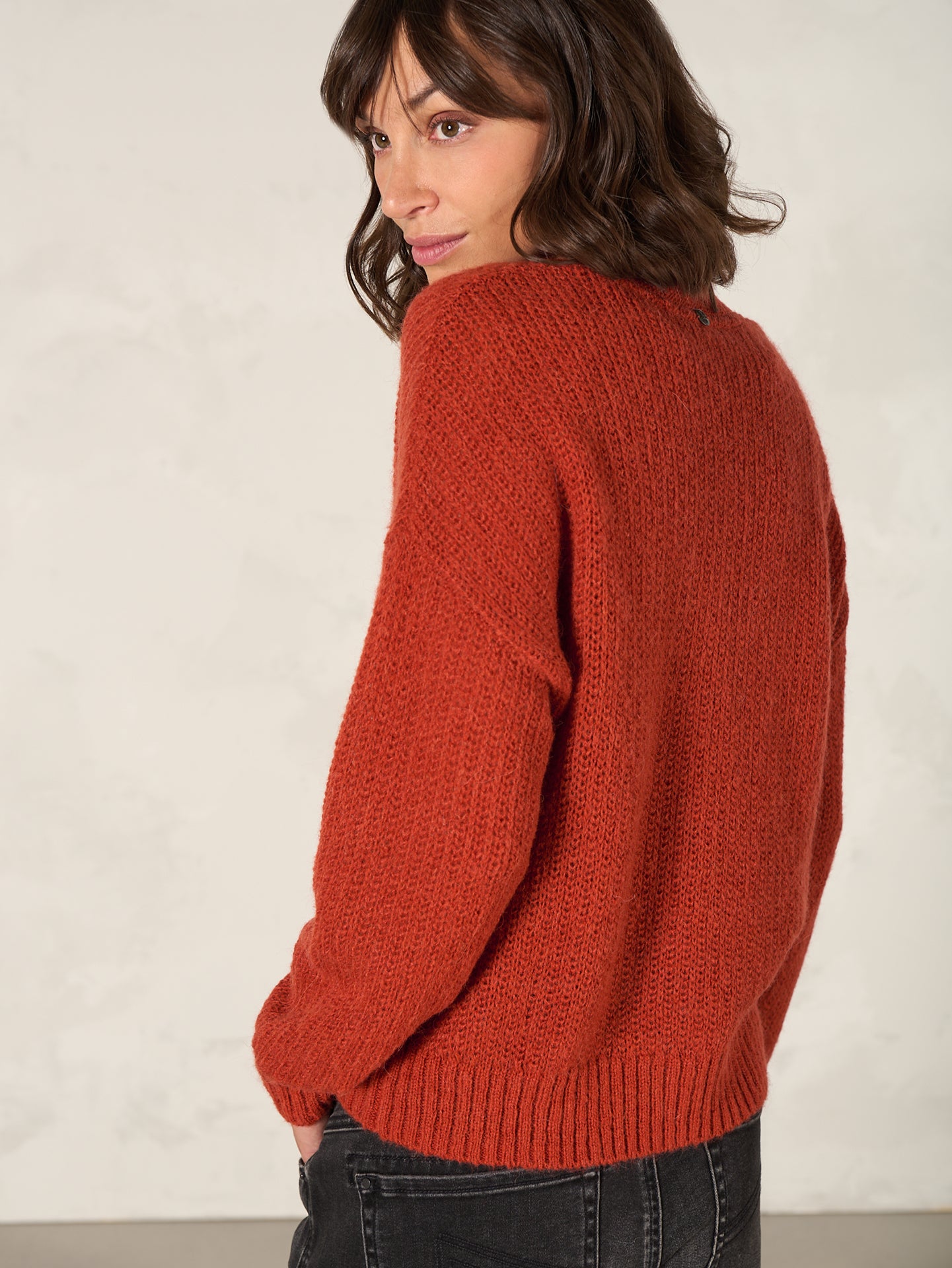 Strickjacke mit Knopfverschluss