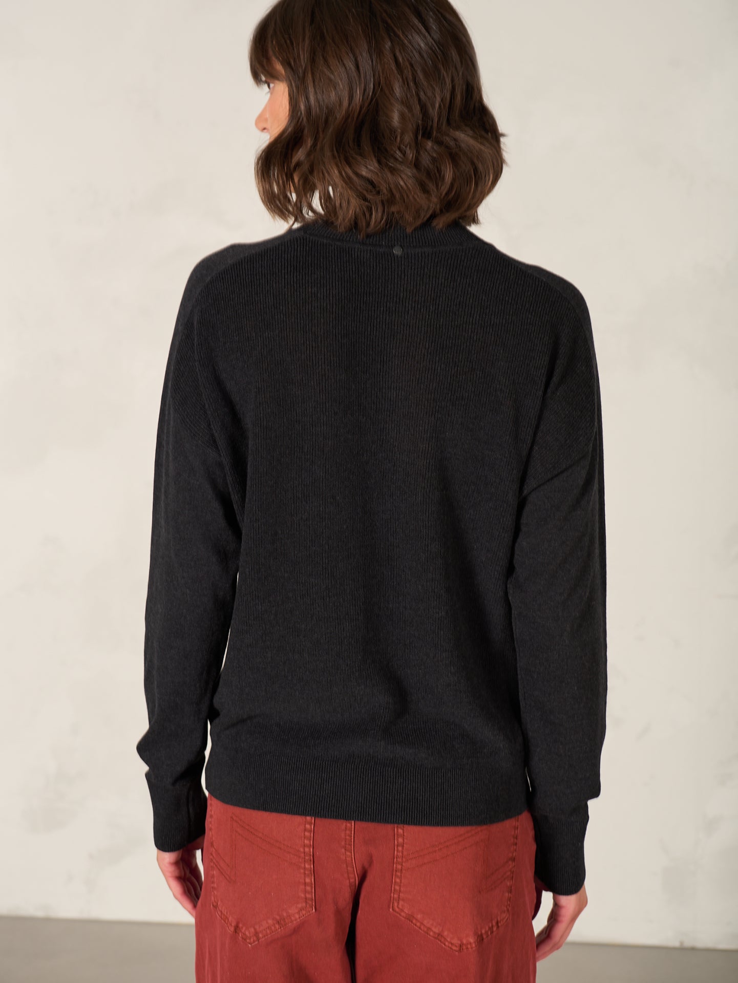 Pullover mit Stehkragen