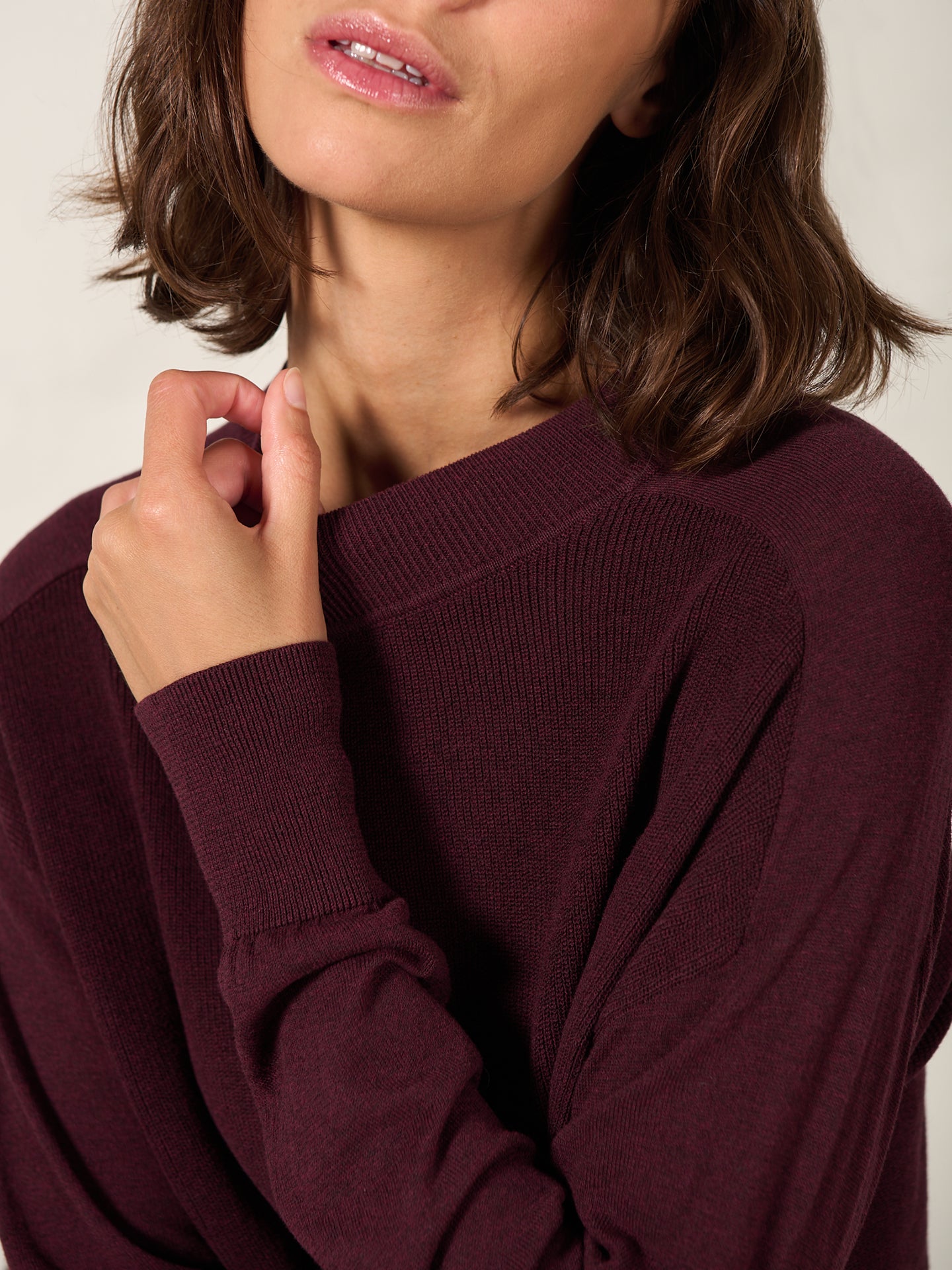 Pullover mit Stehkragen