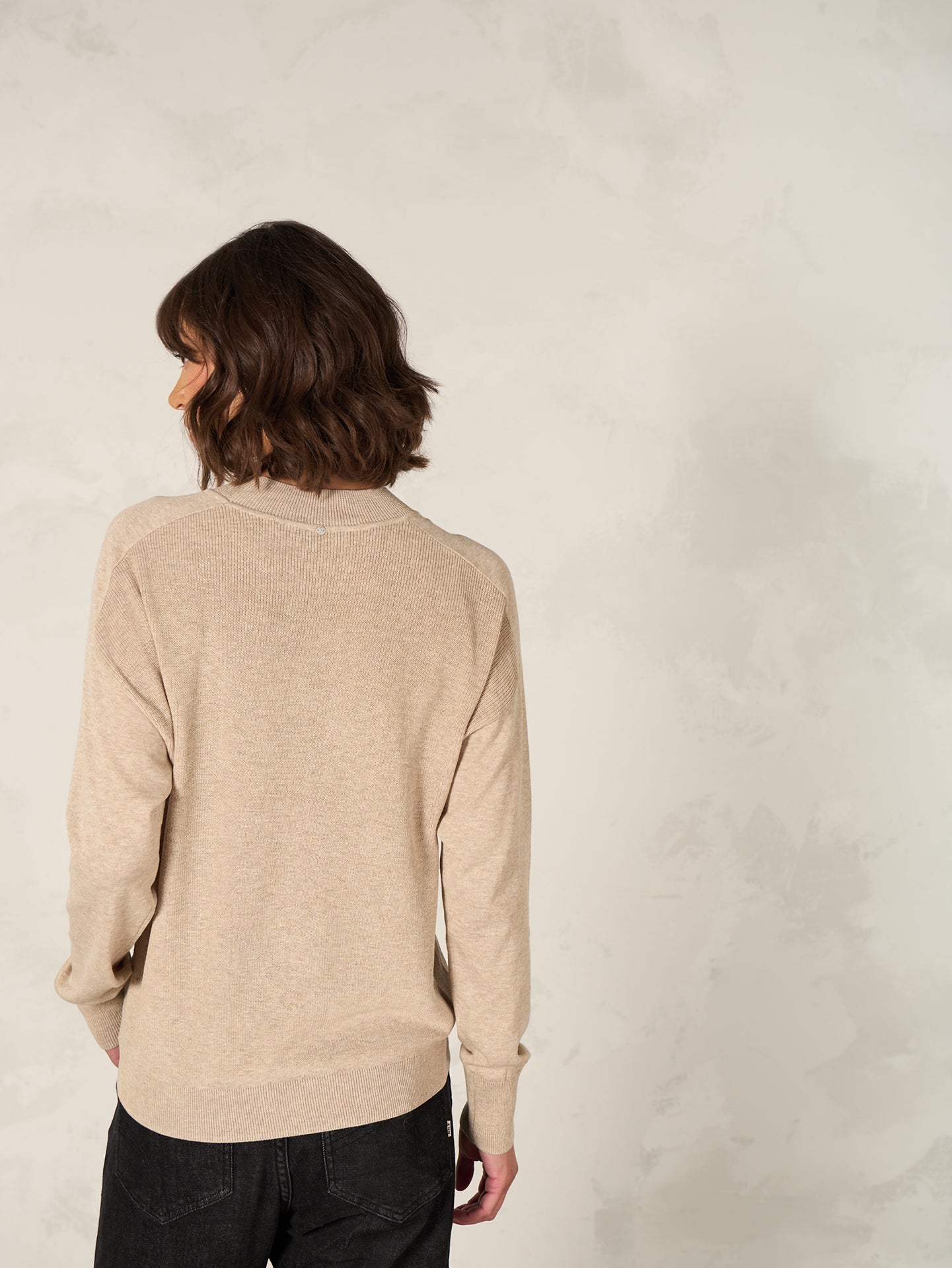 Pullover mit Stehkragen
