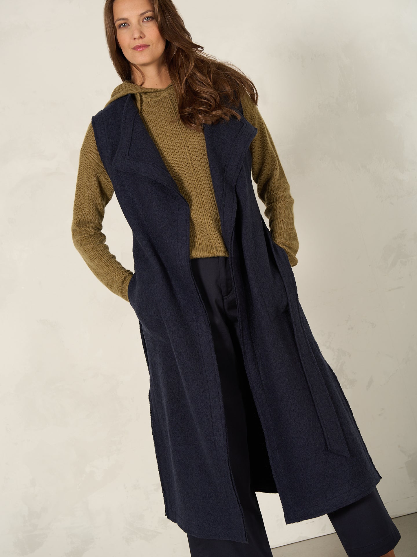 Gilet con cintura