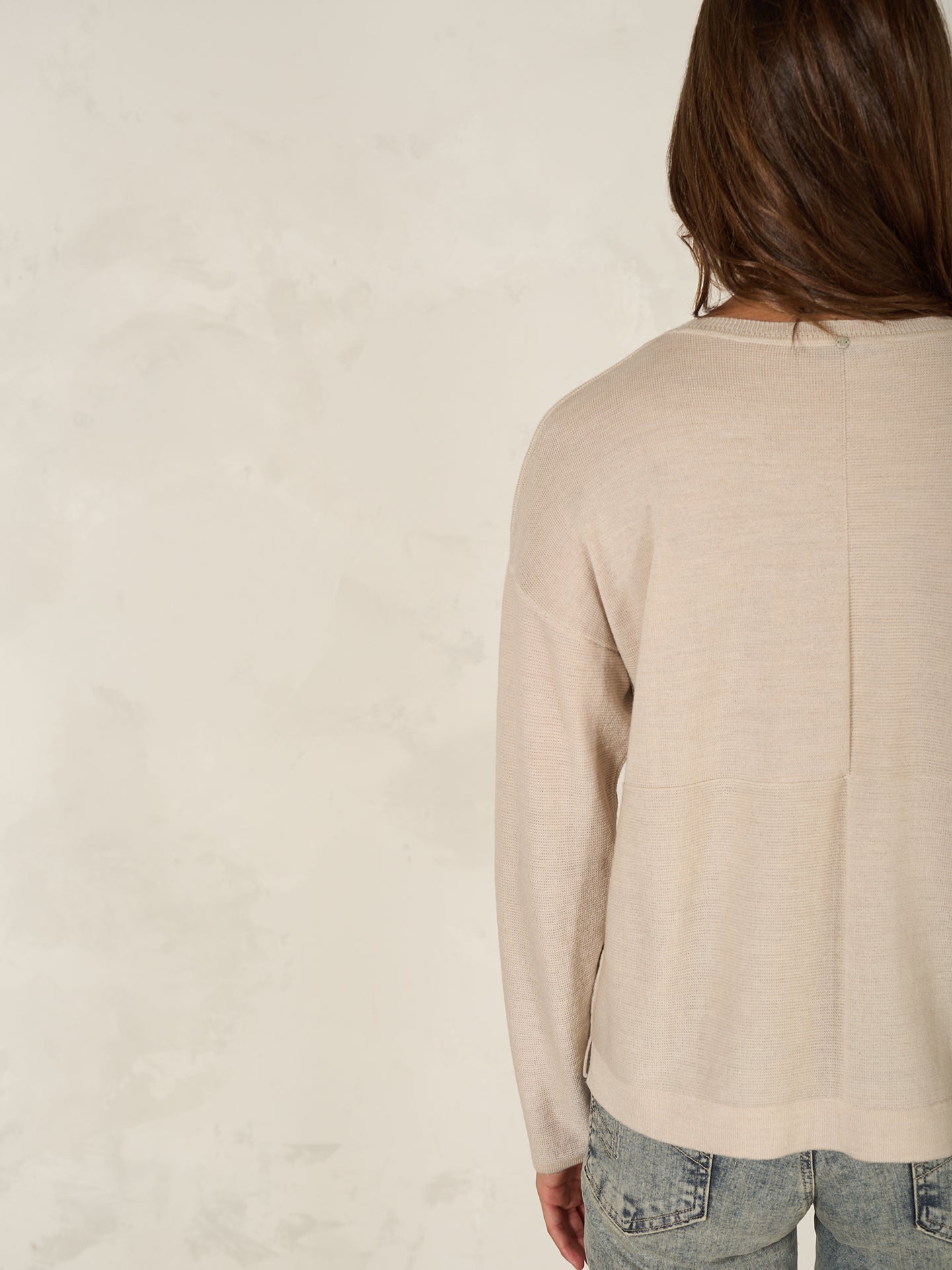 Strickpullover mit Wolle