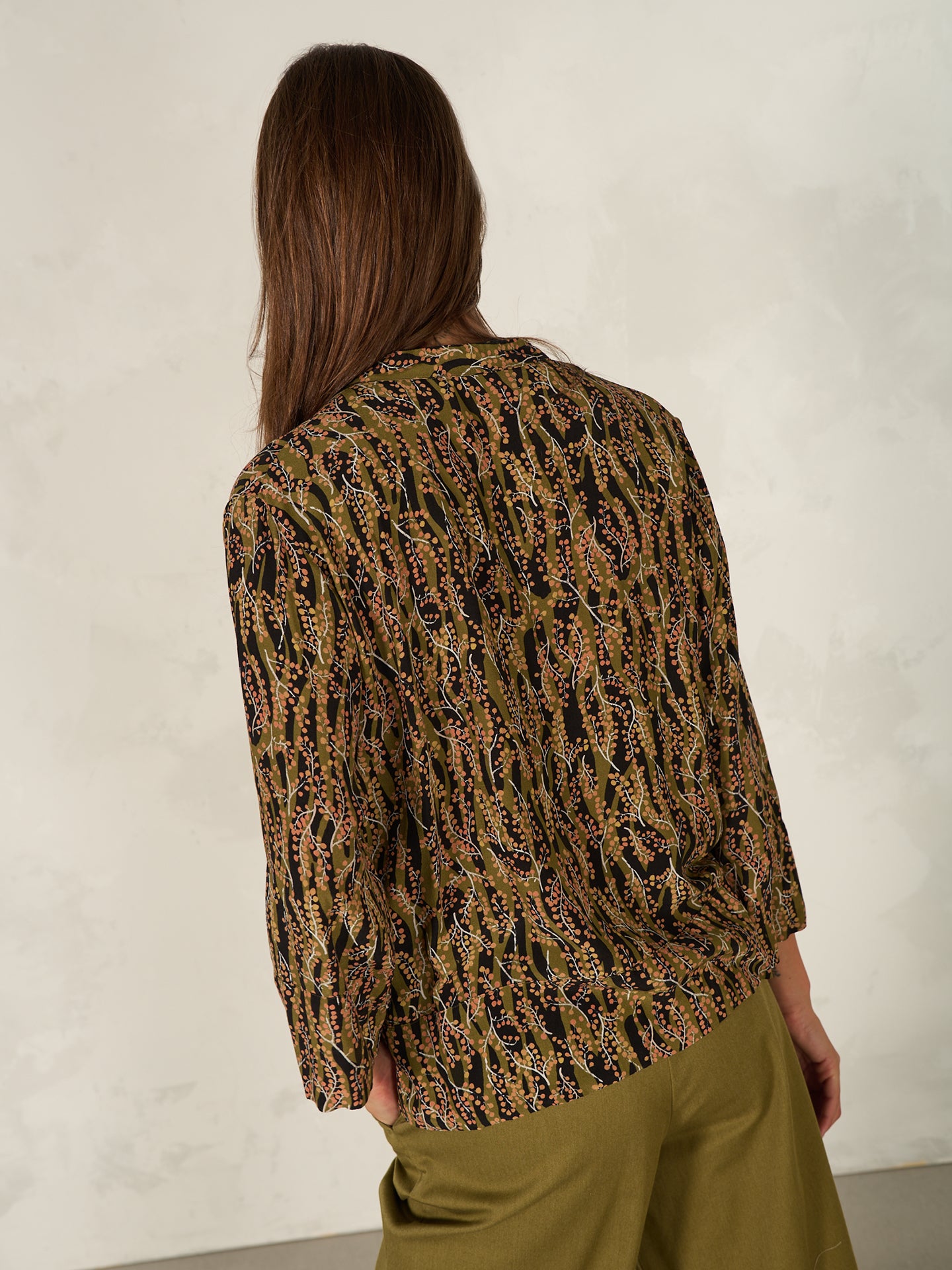 Bluse mit Druck