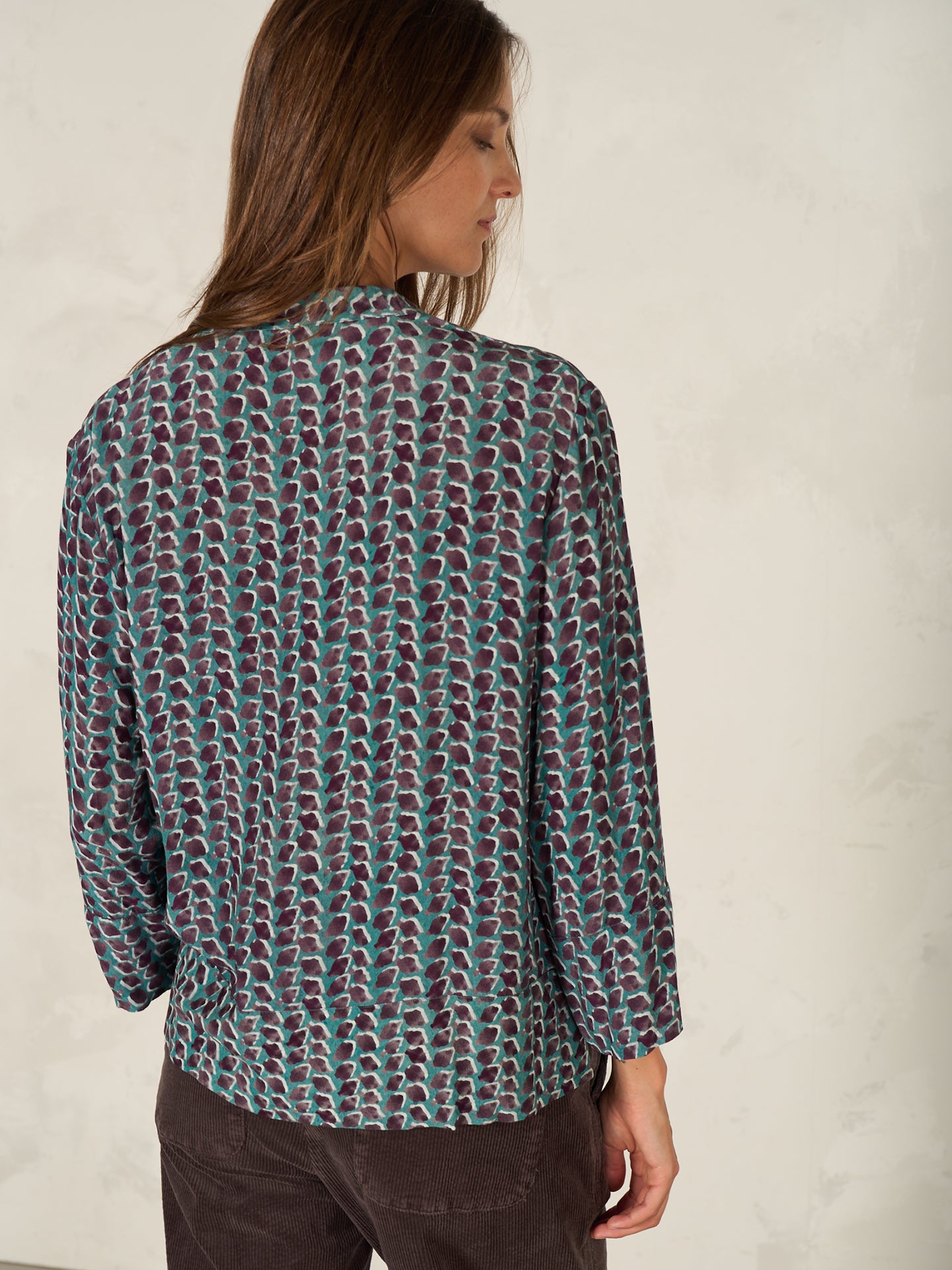 Bluse mit Druck