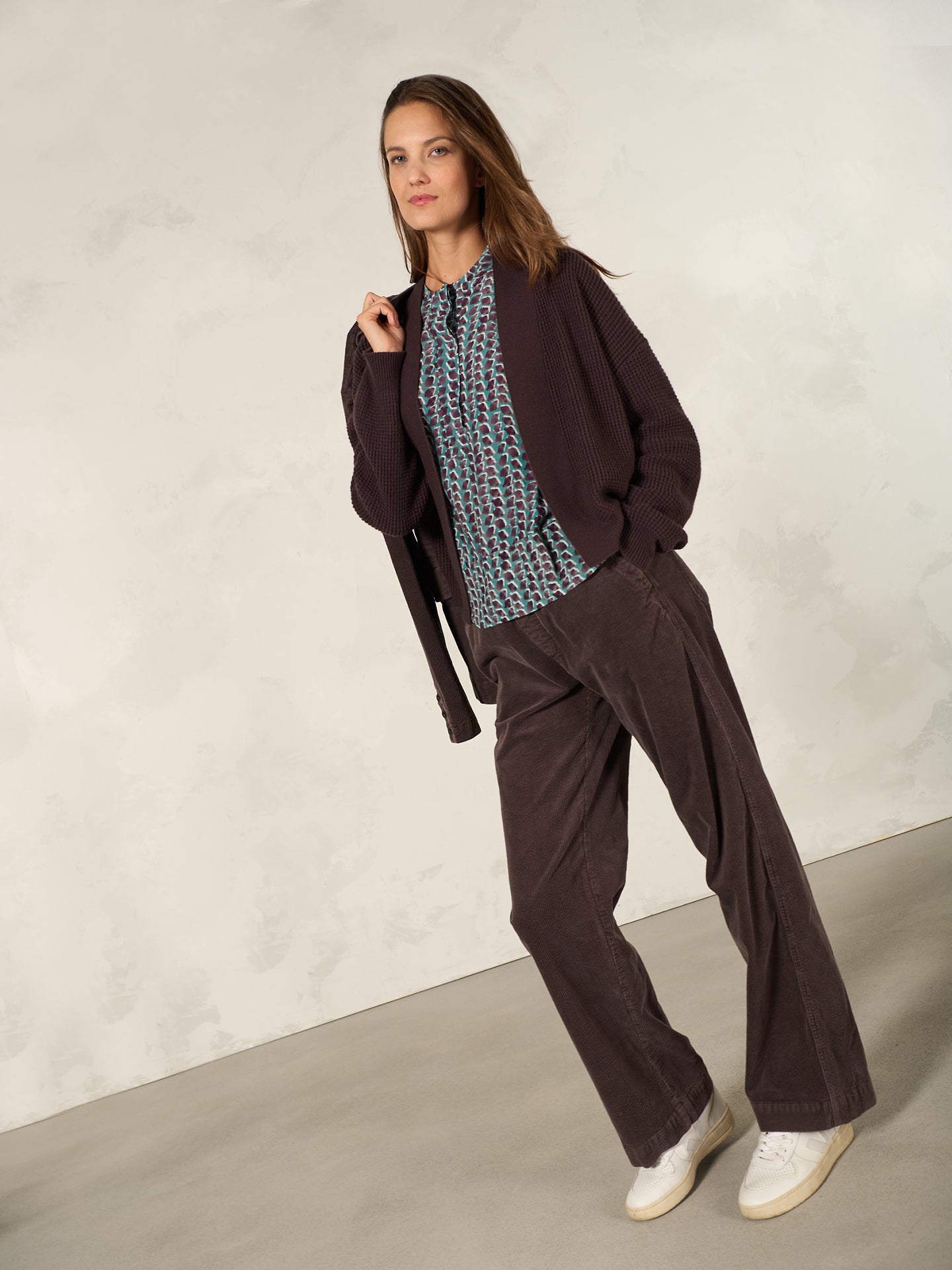 Bluse mit Druck