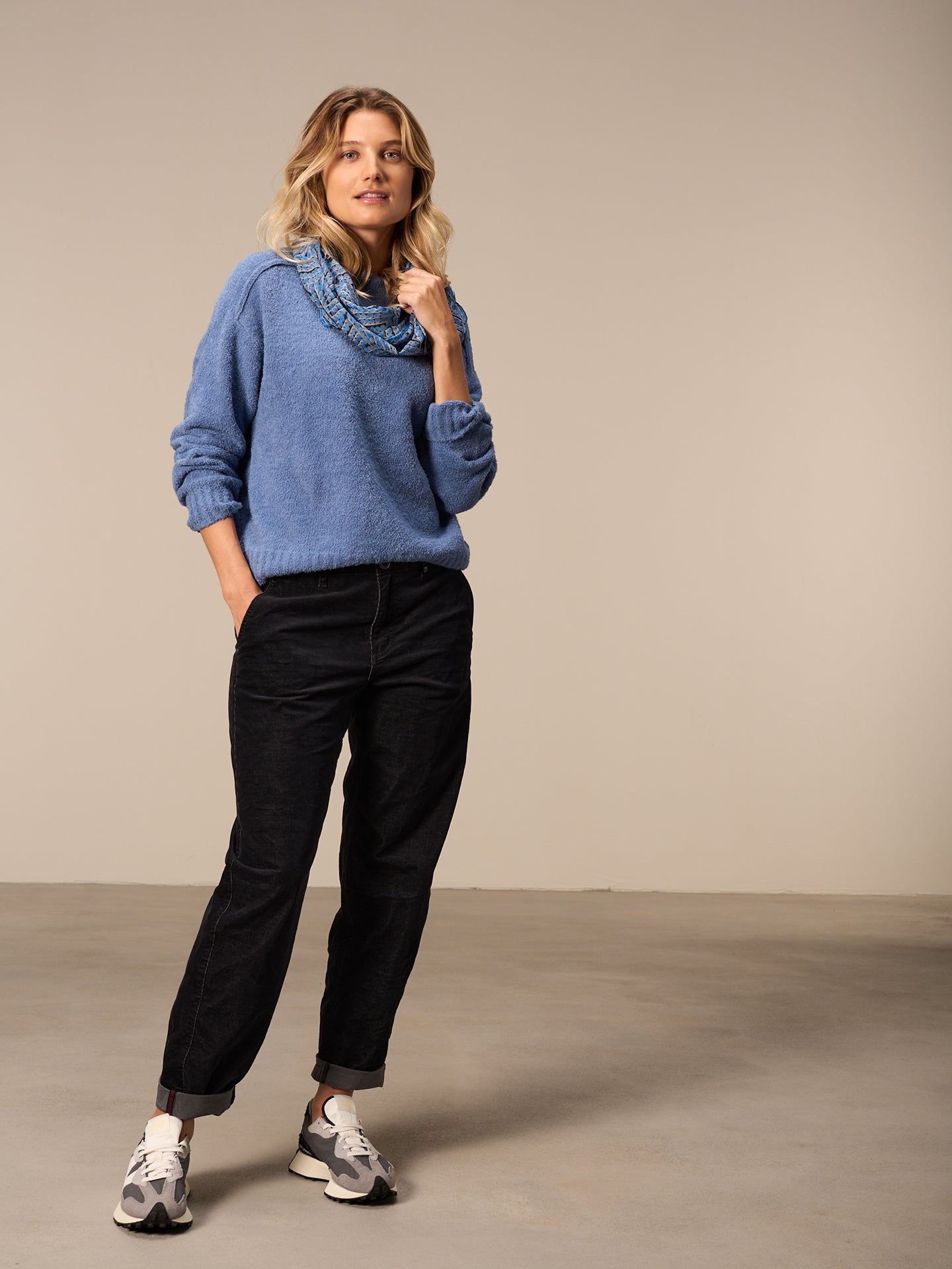 Pullover mit Stehkragen
