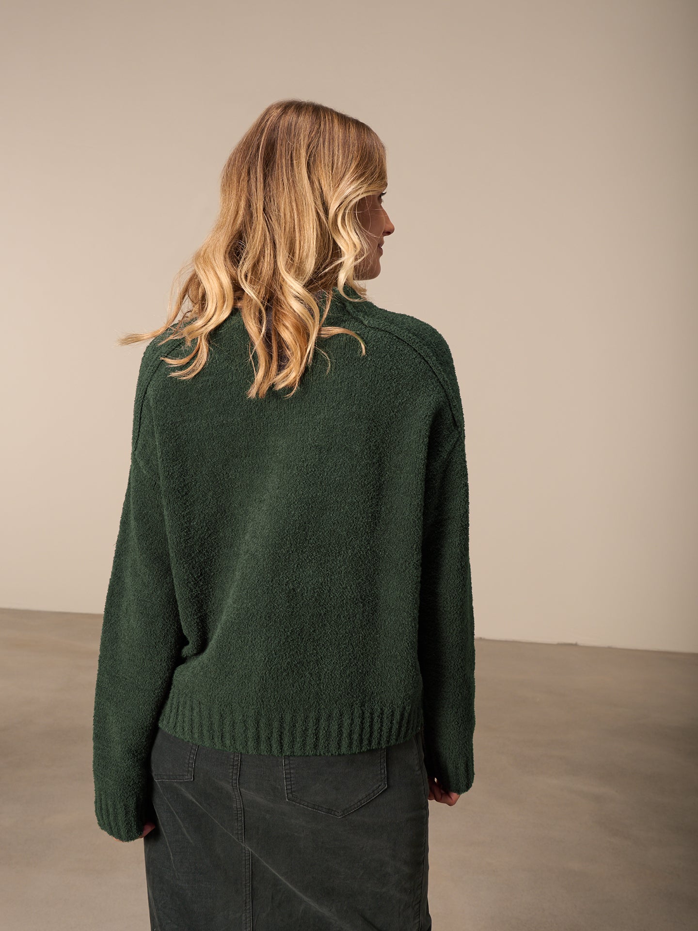 Pullover mit Stehkragen