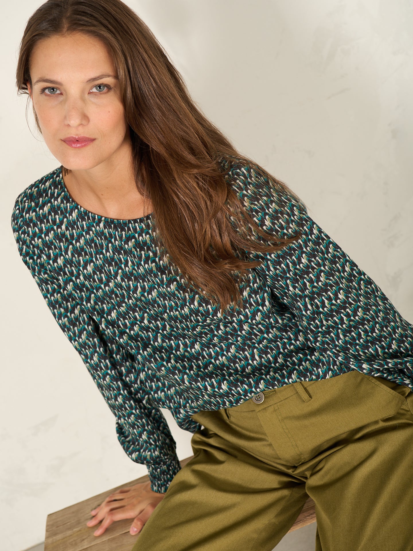 blouse imprimé