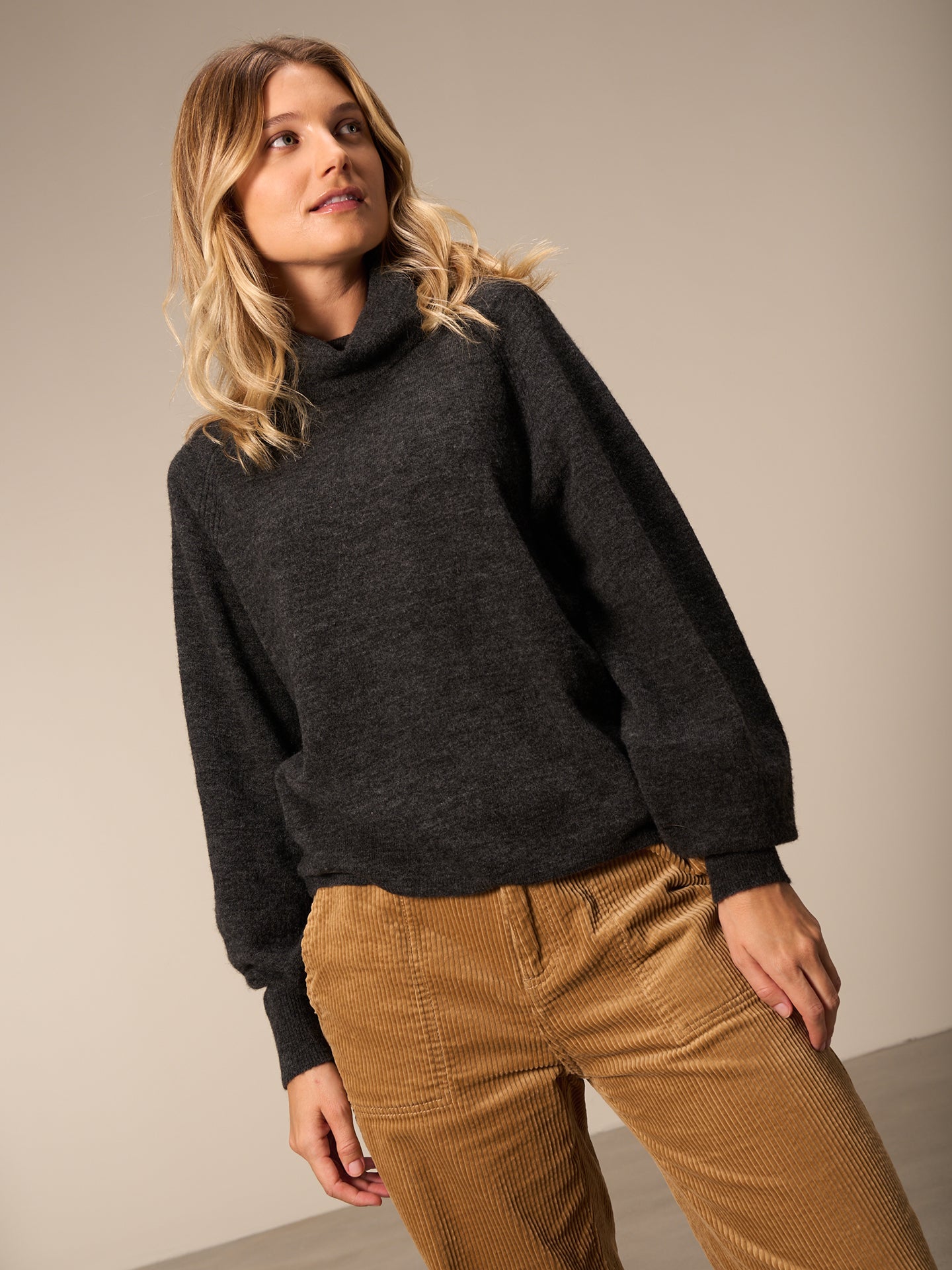 Pullover mit Rollkragen