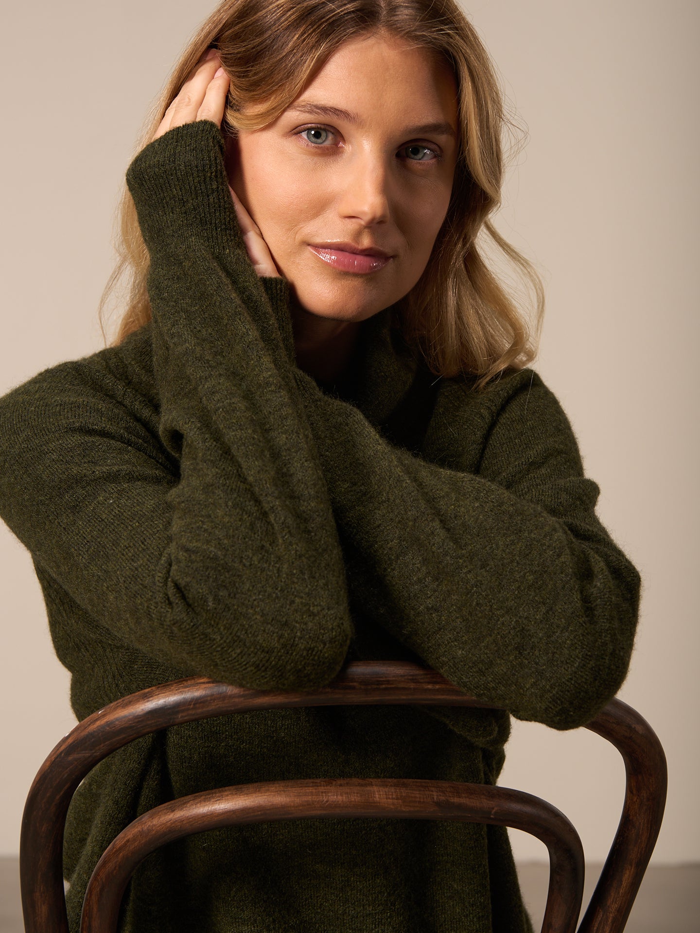 Pullover mit Rollkragen