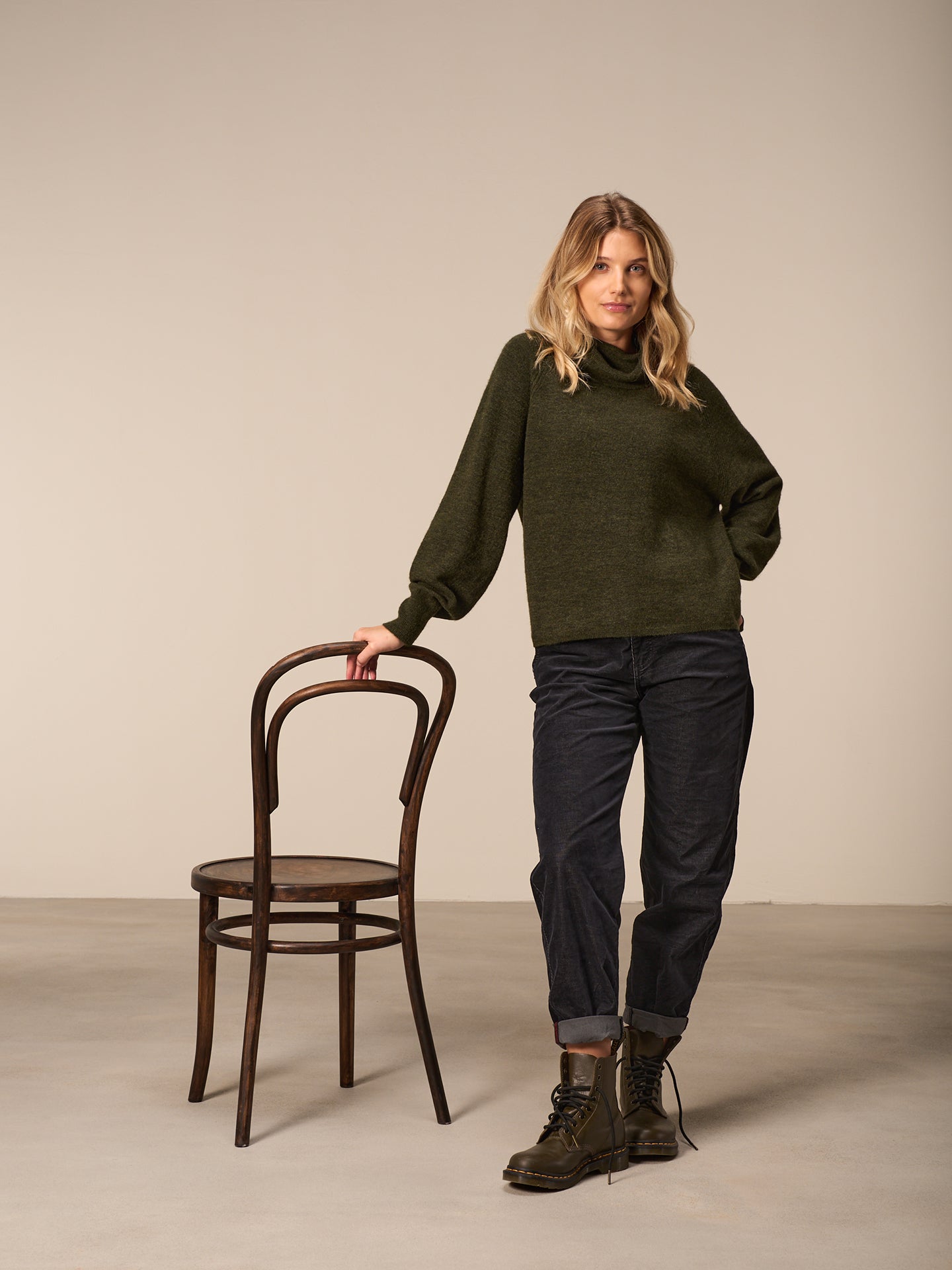 Pullover mit Rollkragen