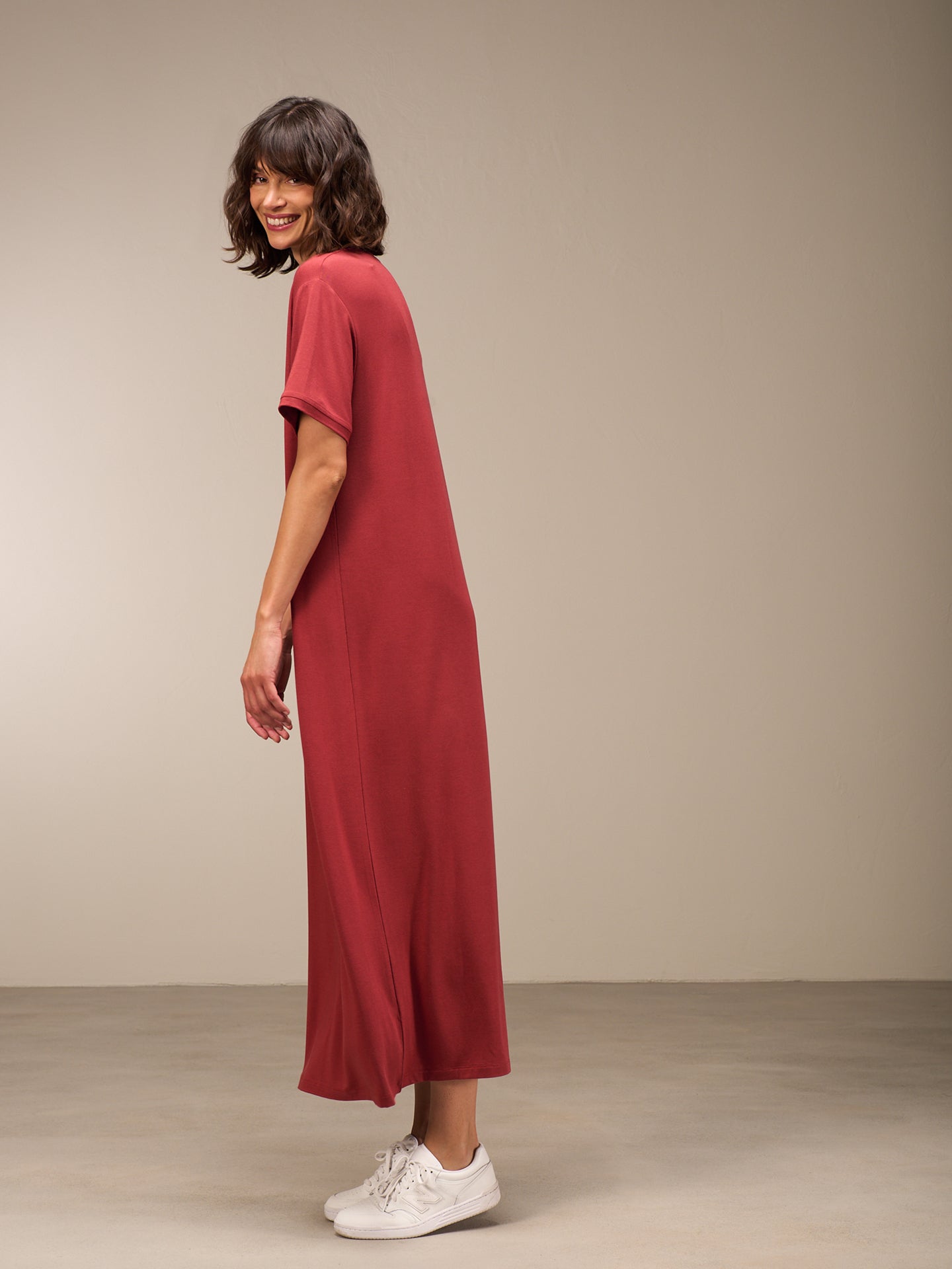 robe à col rond