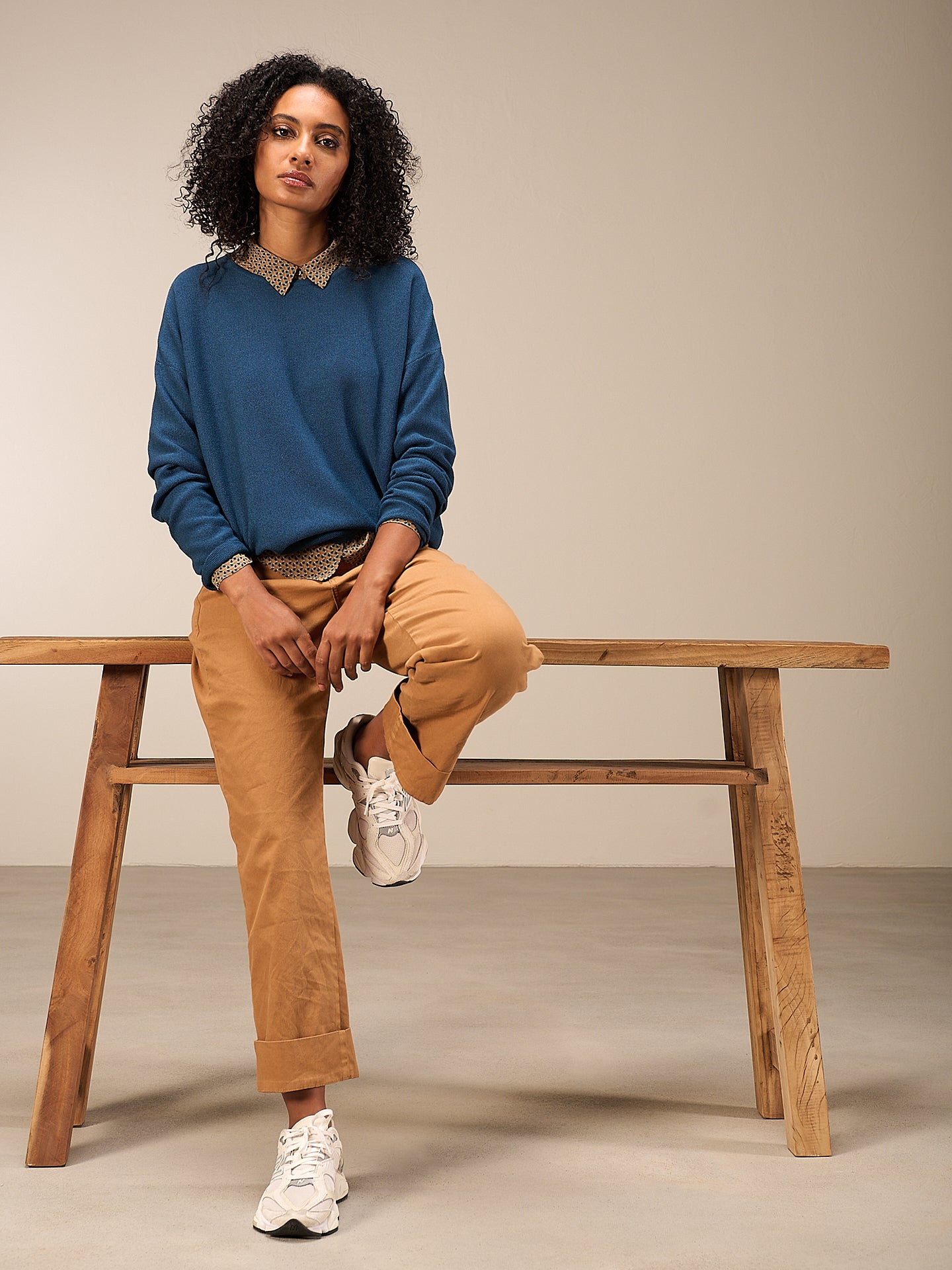 Round-neck sweater
