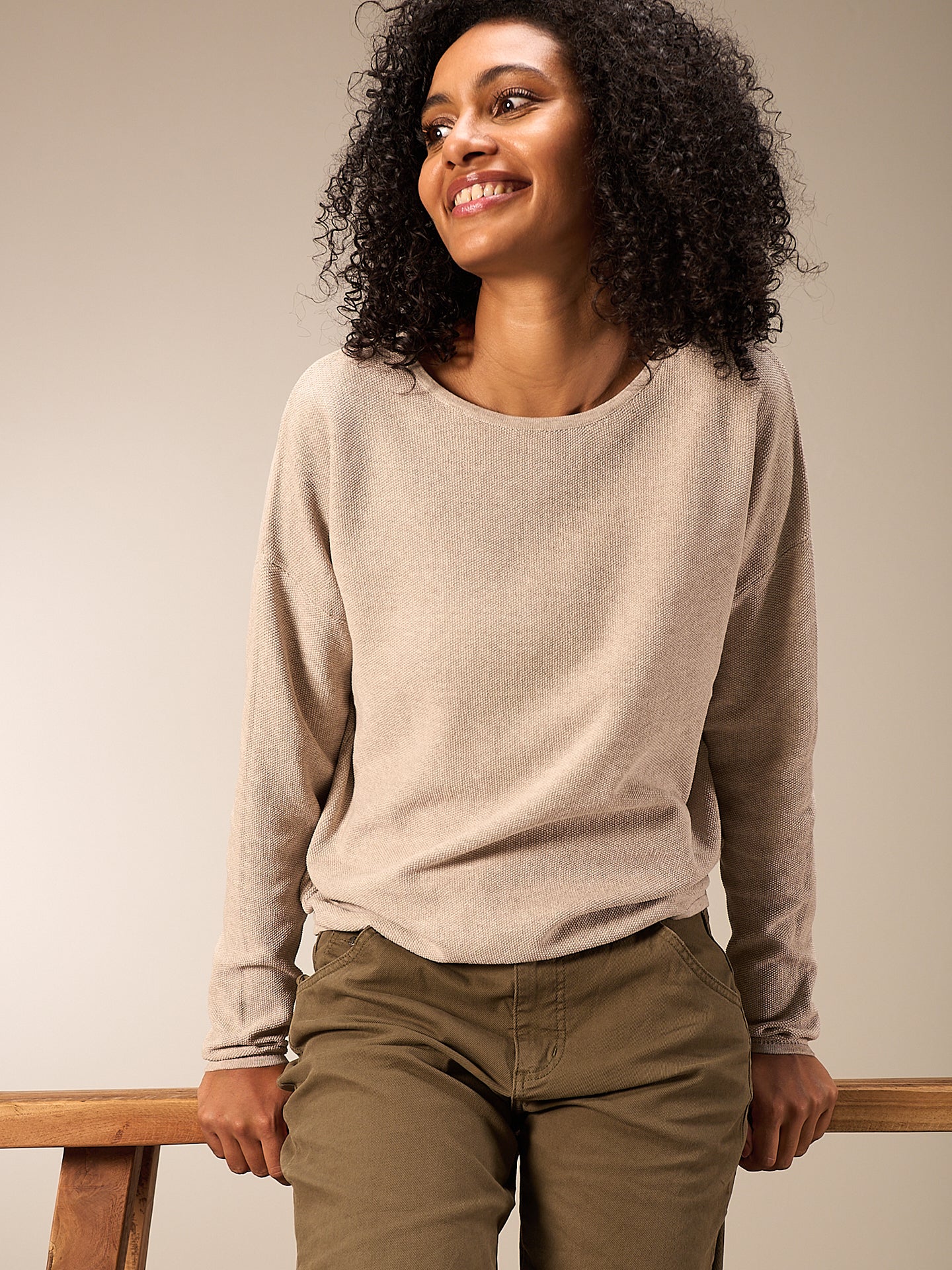 Round-neck sweater