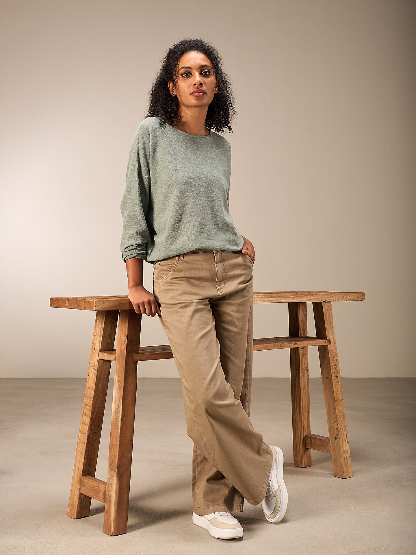 Round-neck sweater