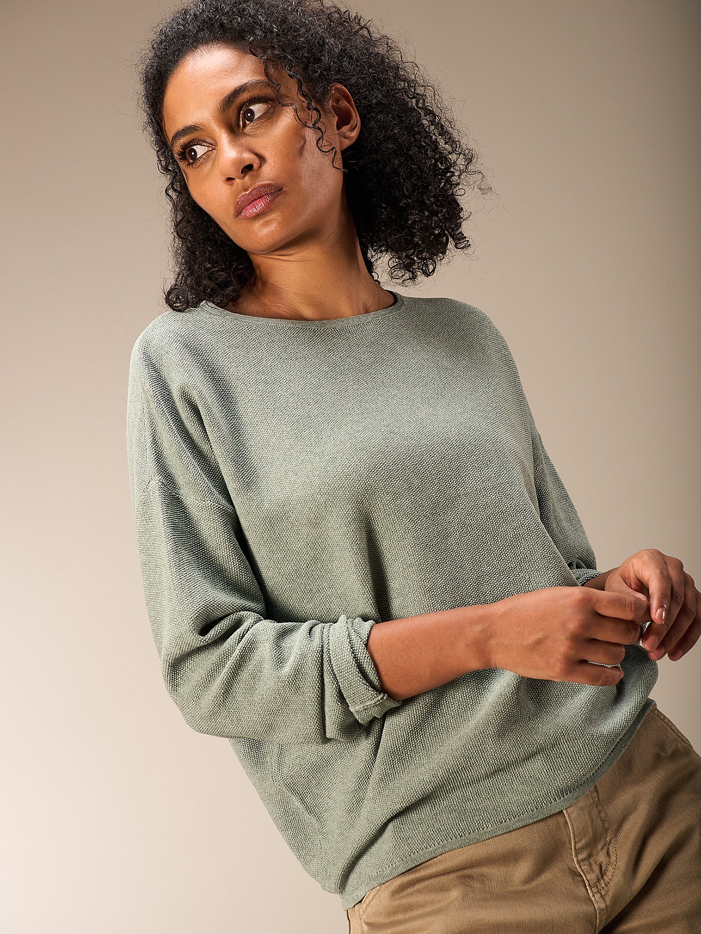 Round-neck sweater