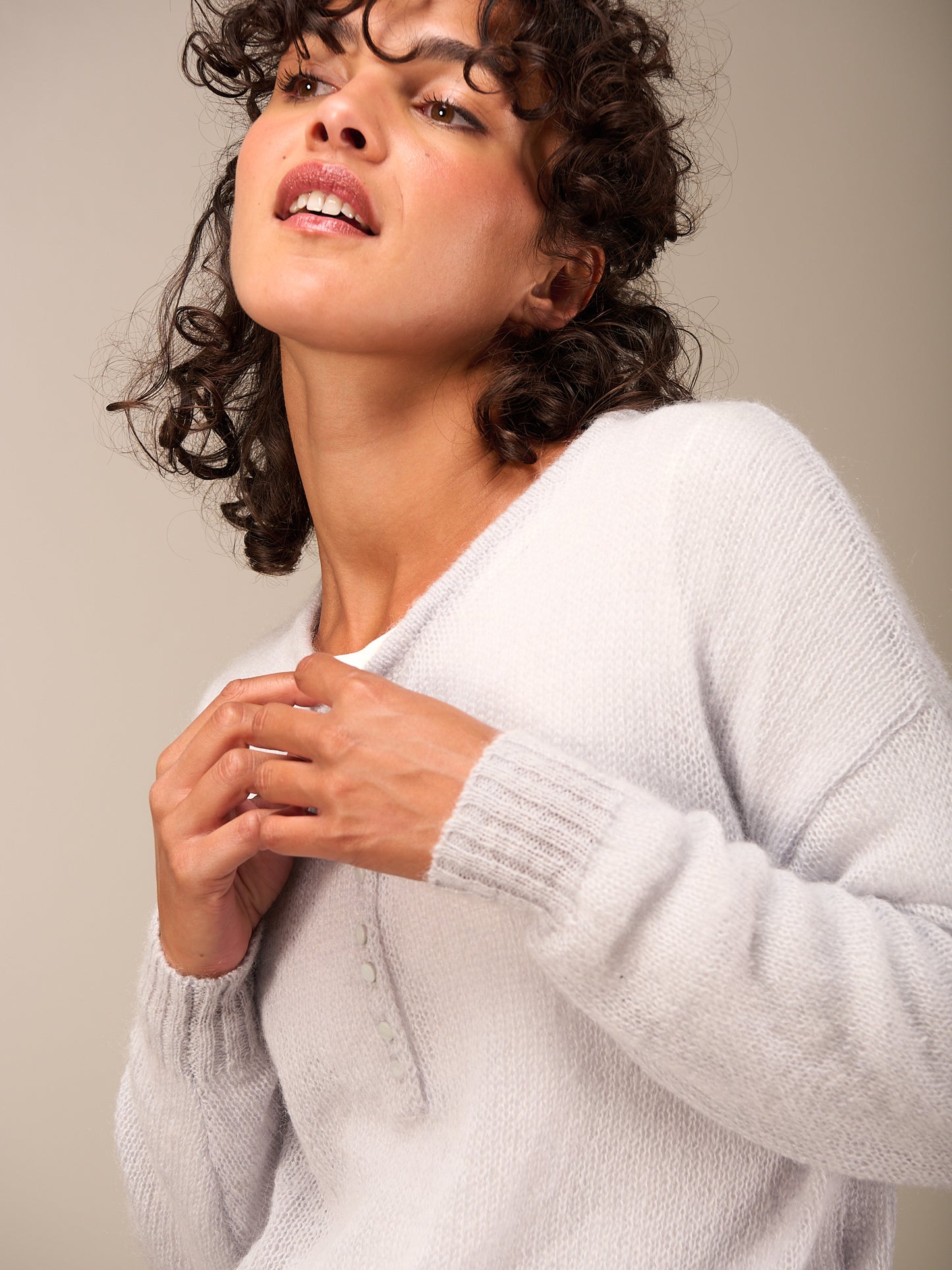 Maglione in maglia misto lana