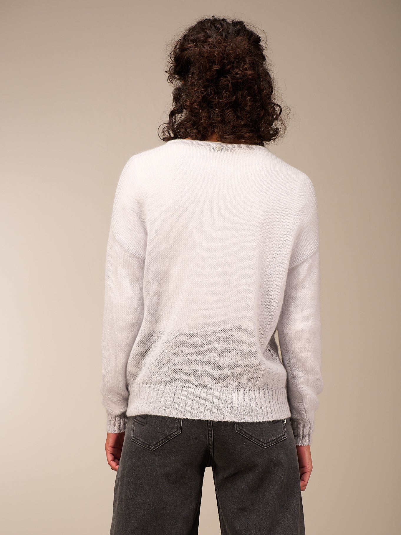 Maglione in maglia misto lana