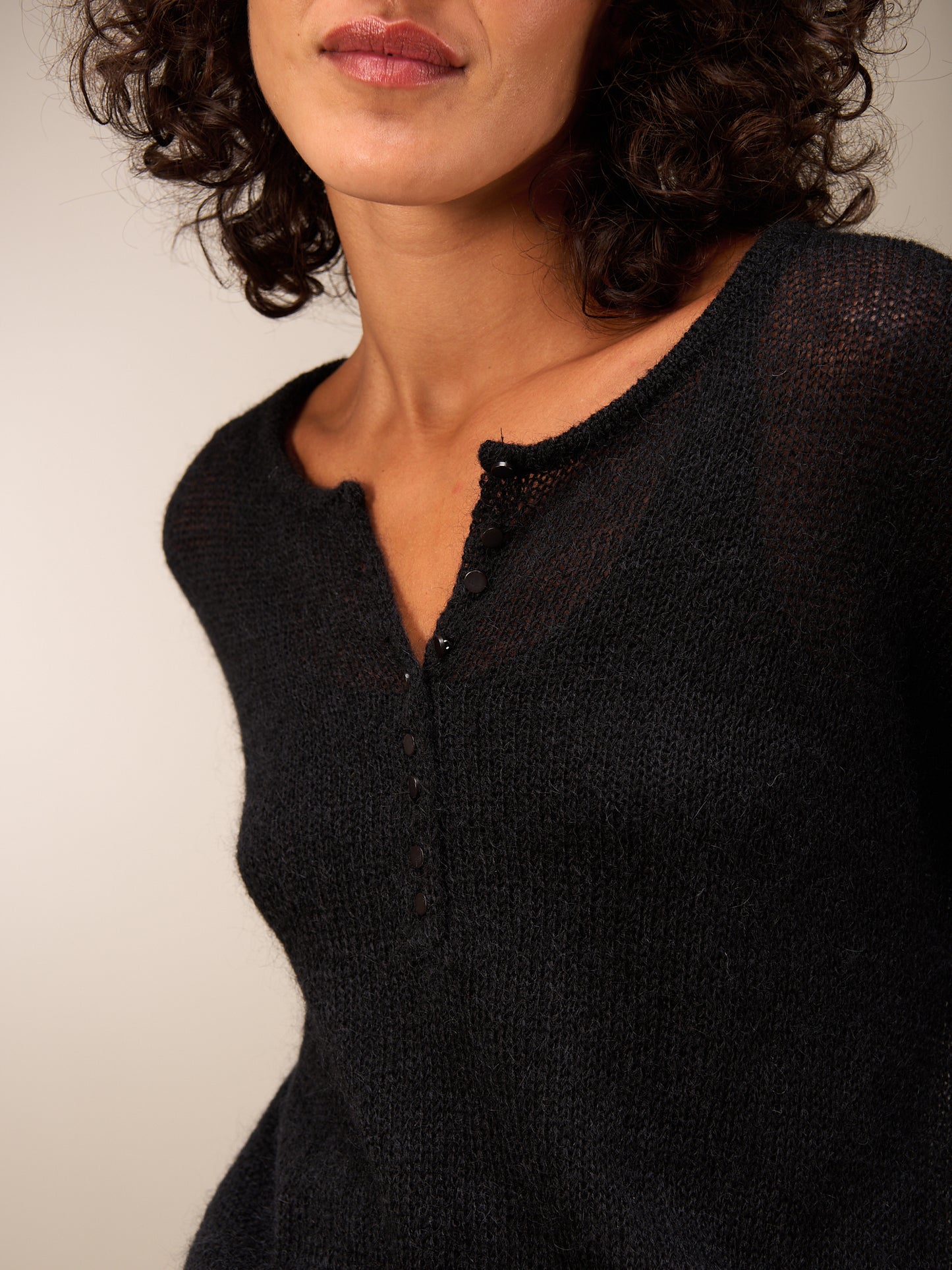 Maglione in maglia misto lana